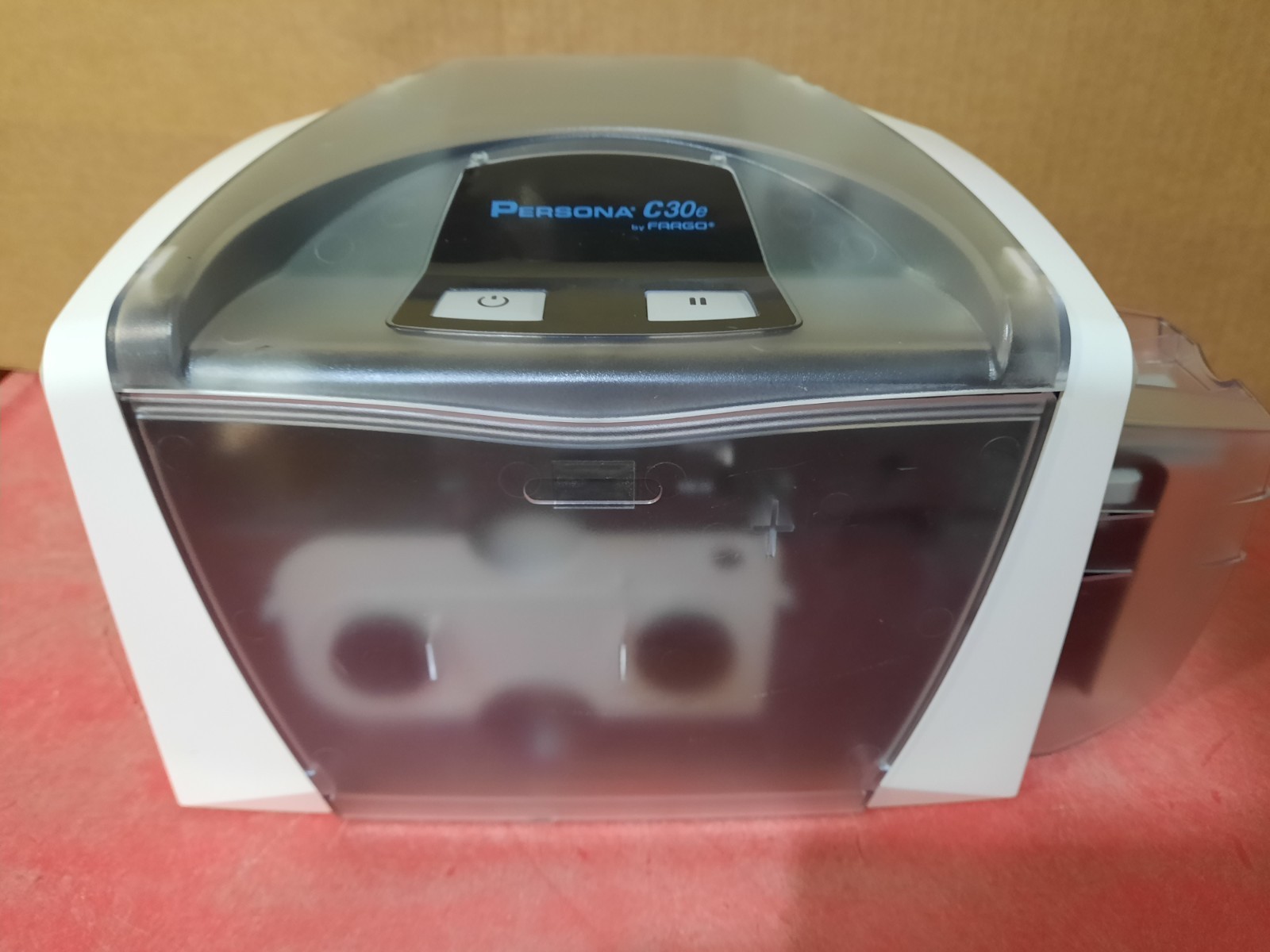 Fargo Persona C30e Single-sided Full Color ID Card Badge Printer-UNTESTED
