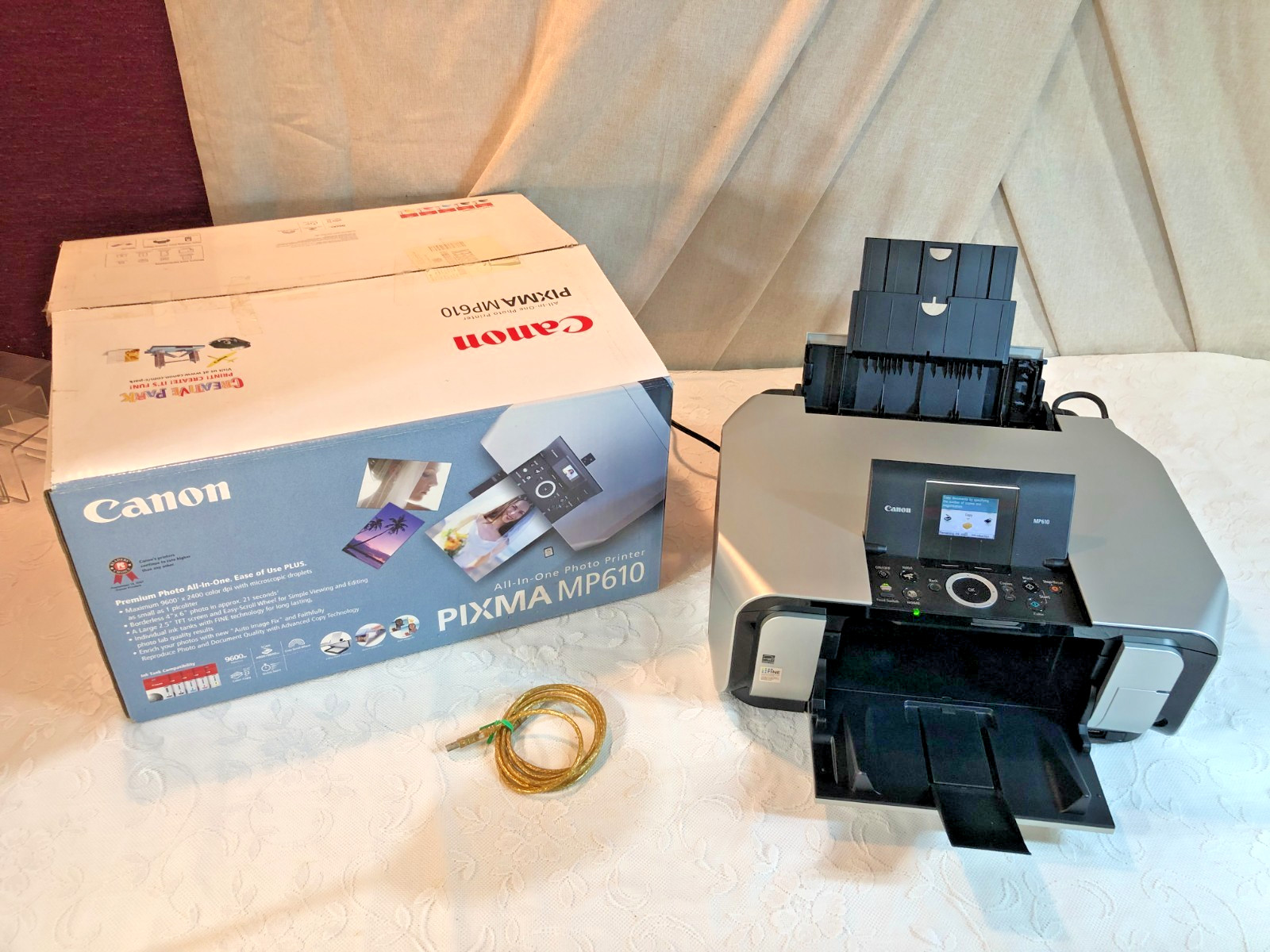 CANON PIXMA MP610 NEW All In One Inkjet Printer New-in BOX COMPLETE & TESTED A+