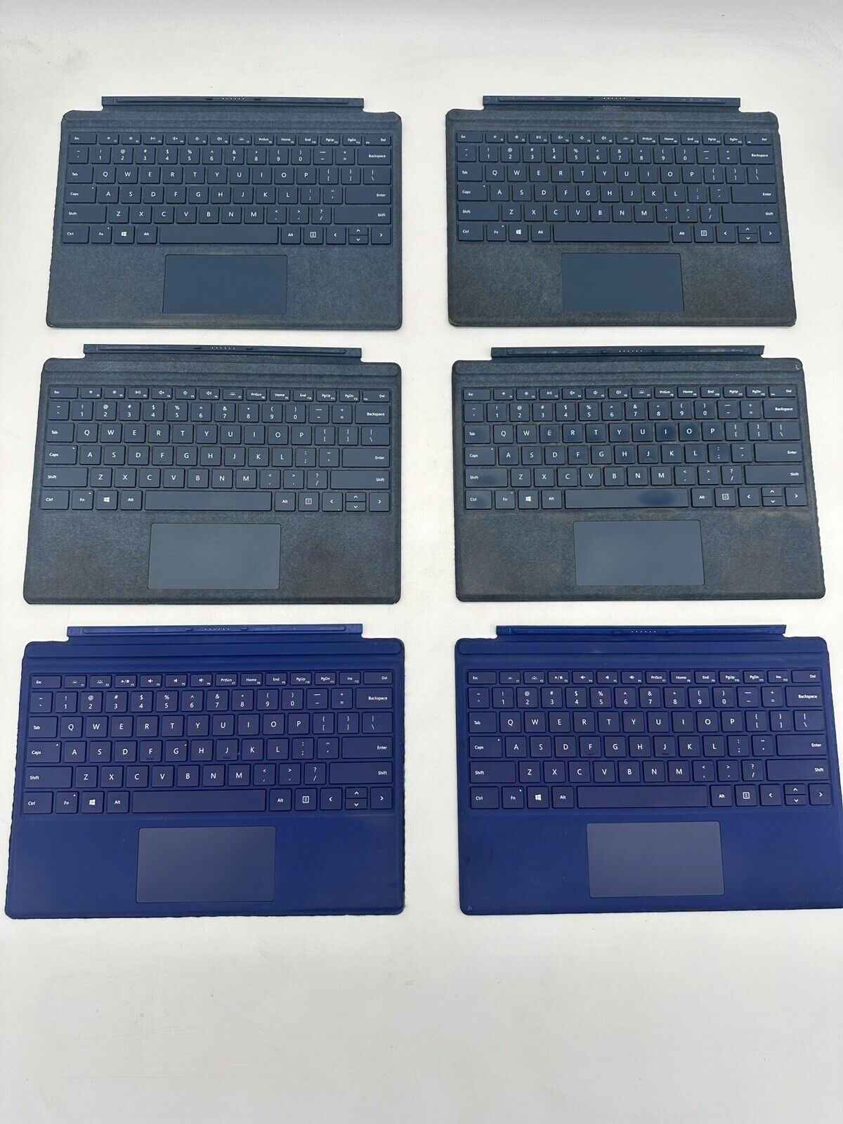 Lot of (6) Microsoft Surface Pro 3, 4, 5, 6 Backlit Keyboard Model 1725