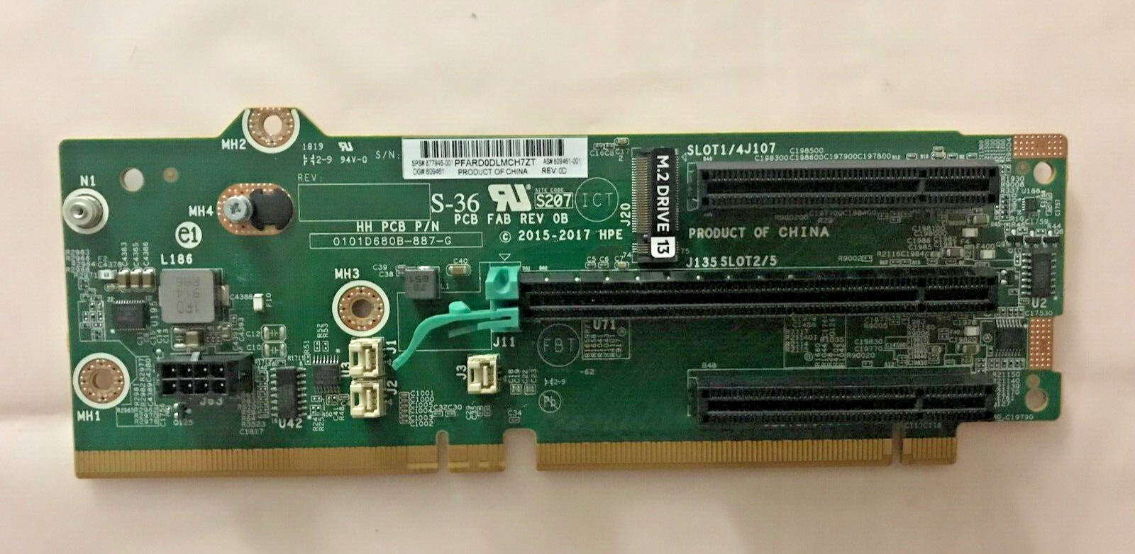 809461-001 HP Primary PCIe M.2 Riser