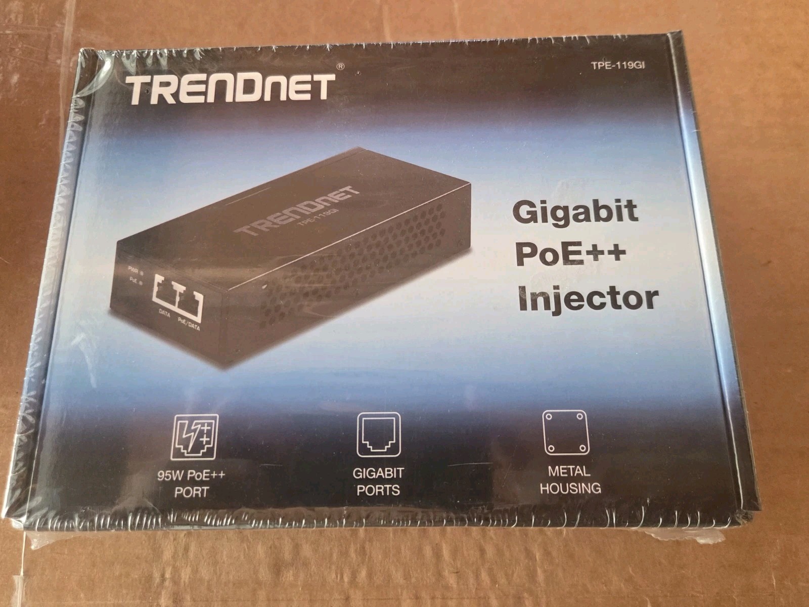 TRENDnet TPE-119GI Gigabit PoE ++ Injector TPE- 113GI Sealed New 95w 