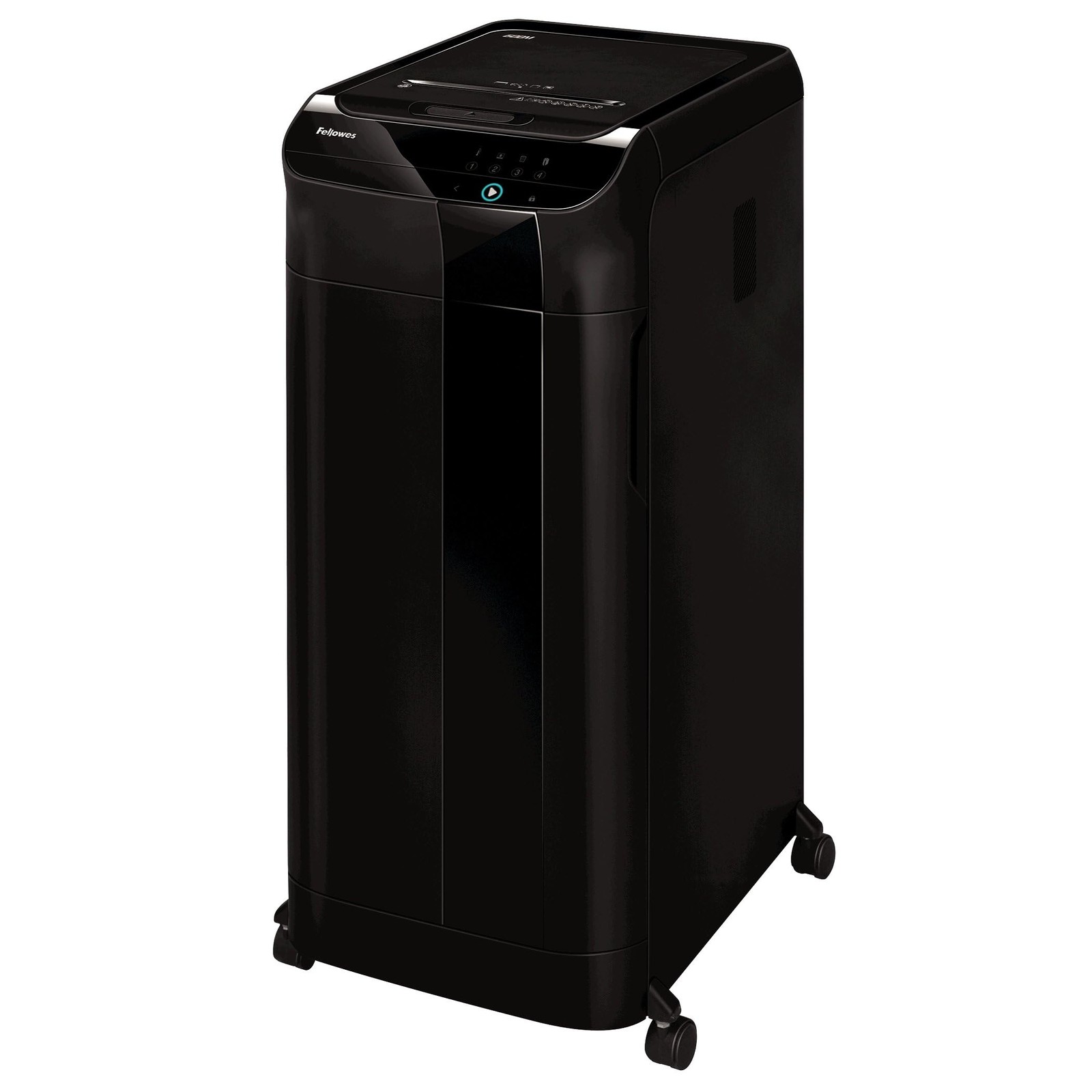 Paper Shredder 2-in-1 Heavy Duty Auto Feed Micro Cut Black Fellowes AutoMax 600M