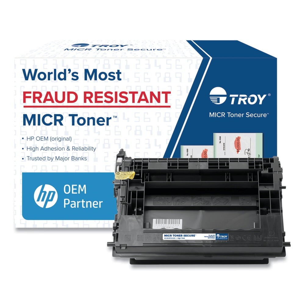 Troy Group MICR Toner Cartridge, High Yield 25,200 Pages, Black, Compatible with