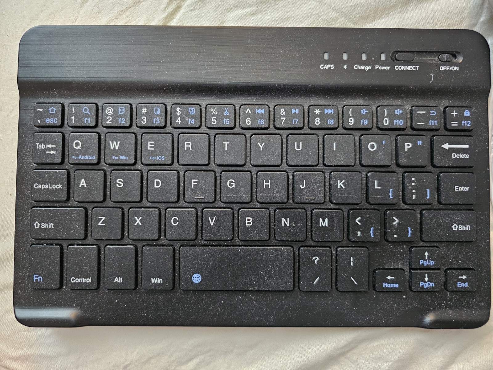 Slim Bluetooth Portable Tablet Keyboard 