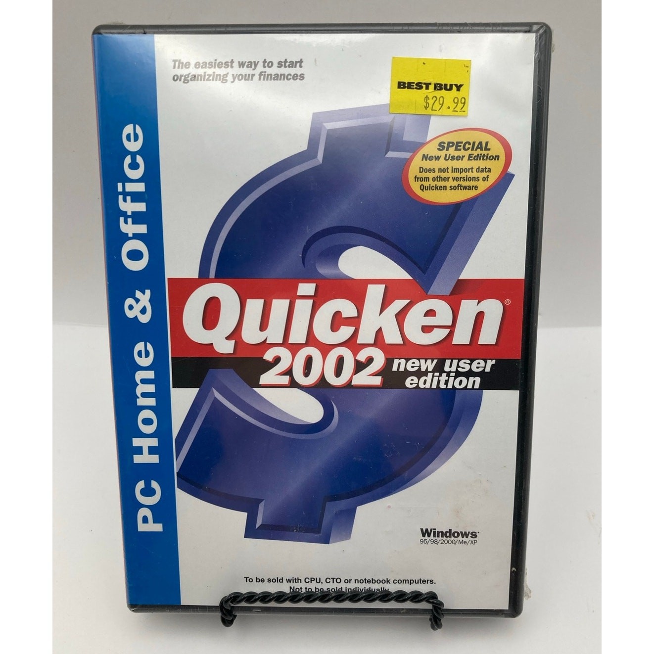 Quicken 2002 New User Edition PC Home & Office 95/95/2000/ME/XP New Sealed