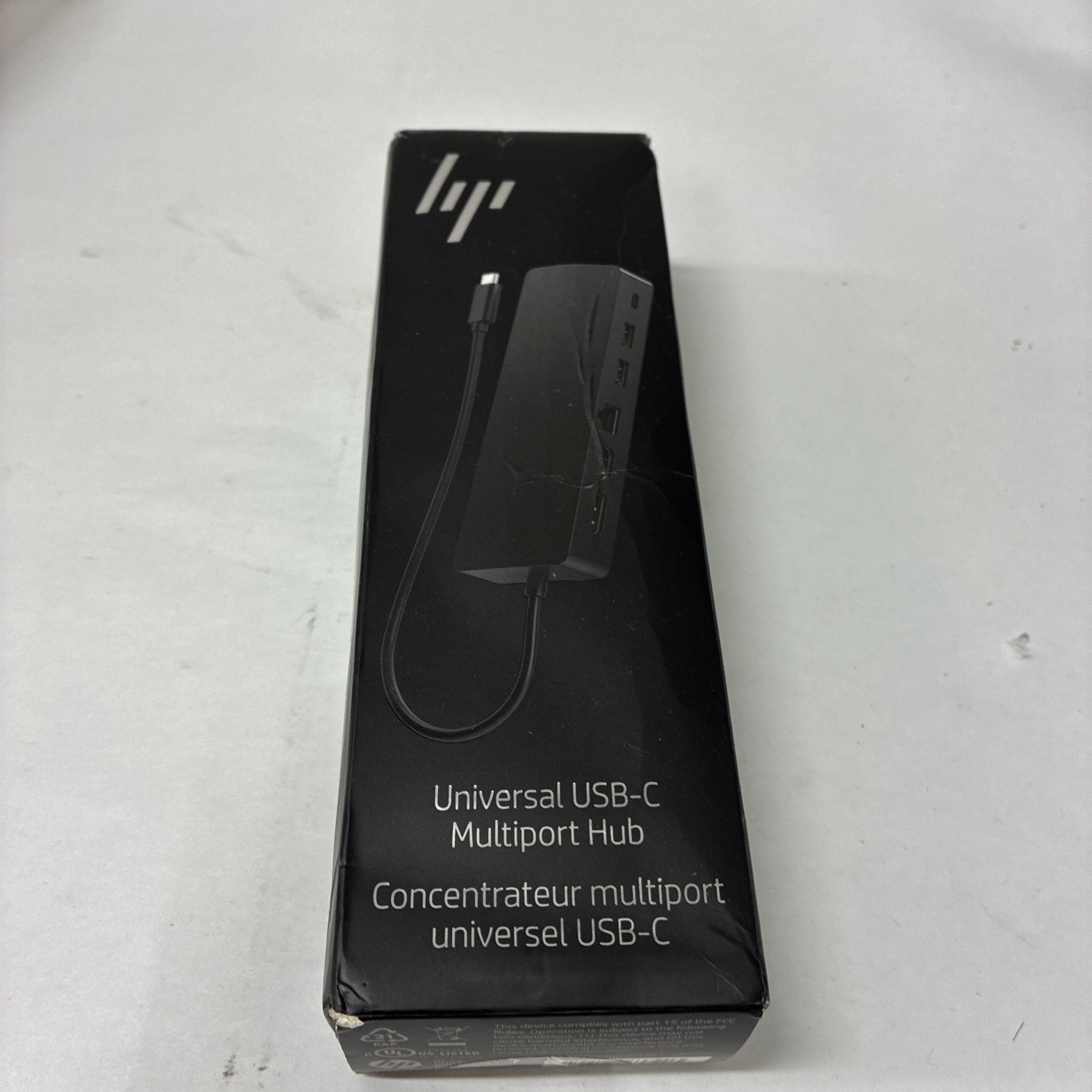 HP Universal USB-C Multi-Port Hub 50H98AA#ABL Black