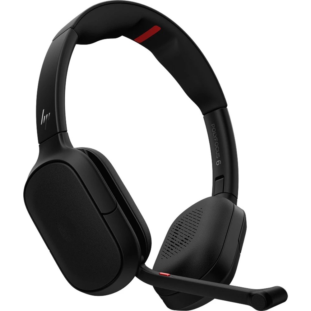 HP Poly Focus 625 Stereo Bluetooth Headset Black - C56XSAA#AC3