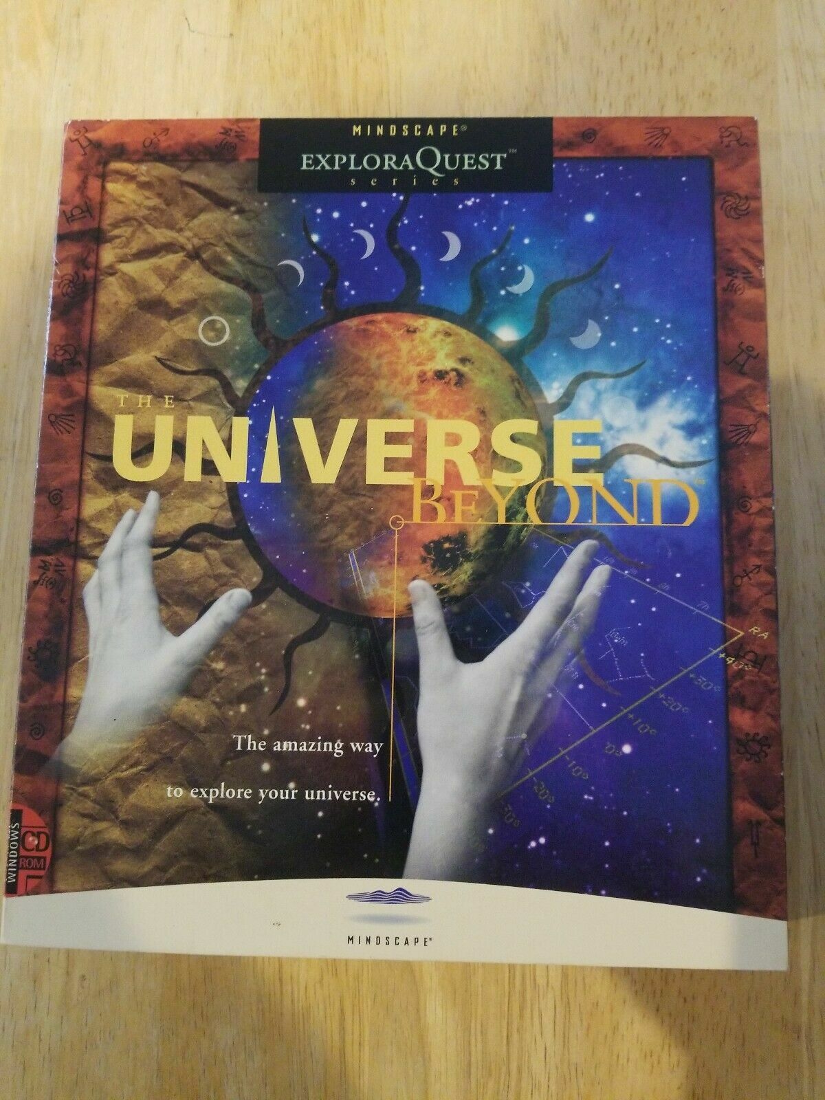 The Universe Beyond Mindscape Explora Quest Series Windows 3.1 95 PC CD-ROM NEW