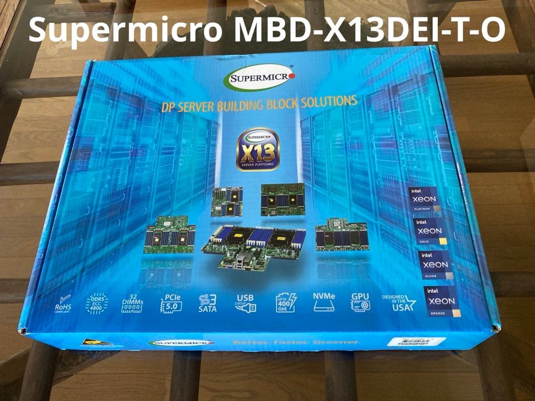 Supermicro MBD-X13DEI-T-O Dual Socket E ATX Server MB Xeon DDR5 ECC Mint