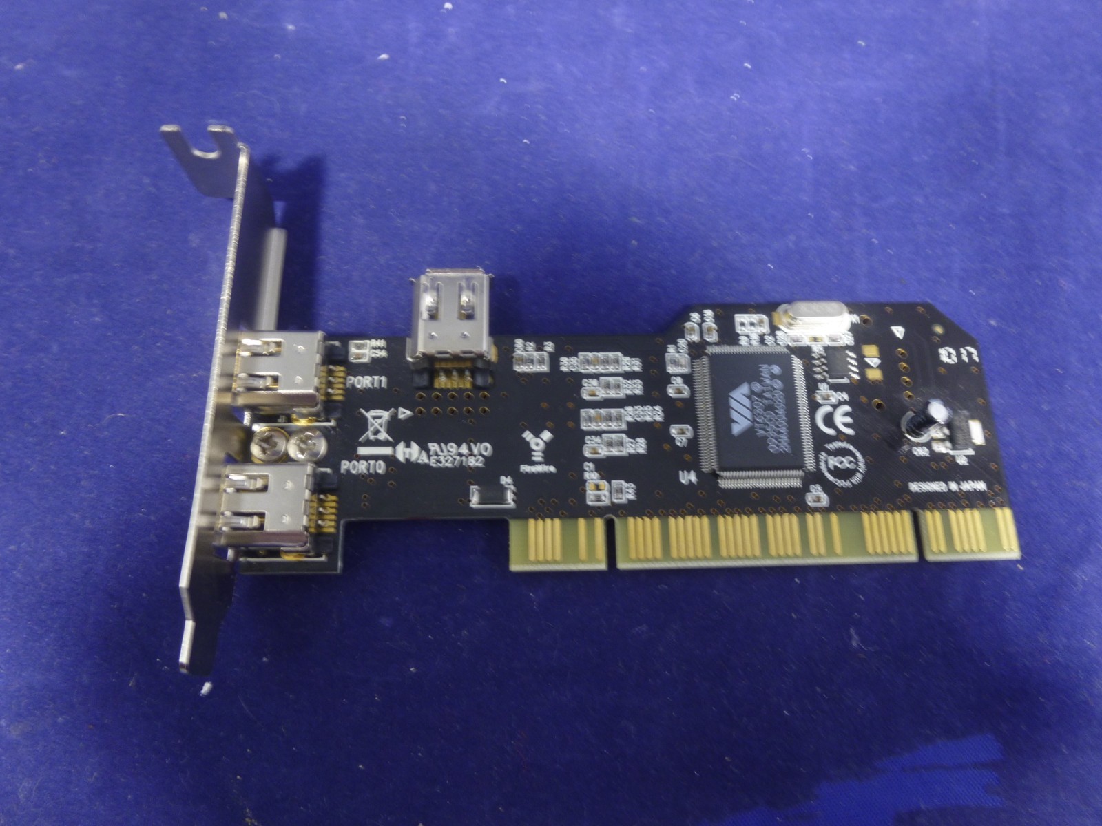SYBA SD-LP-VT3F Firewire IEEE1394A Card Low Profile - TESTED w/ WARRANTY