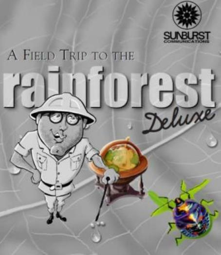 A Field Trip To The Rainforest Deluxe MAC CD learn nature animals plants climate