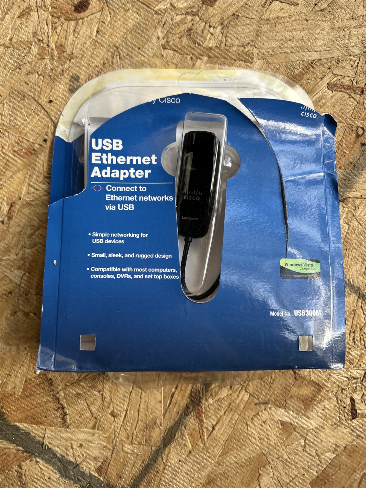 CISCO LINKSYS USB RJ45 Ethernet Adapter Model: USB300M *NEW*