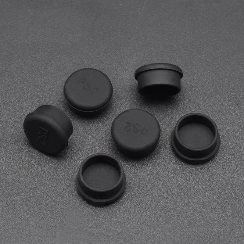 Computer USB PS/2 mouse Port Rubber Anti Dust Plug Cover Cap Stopper