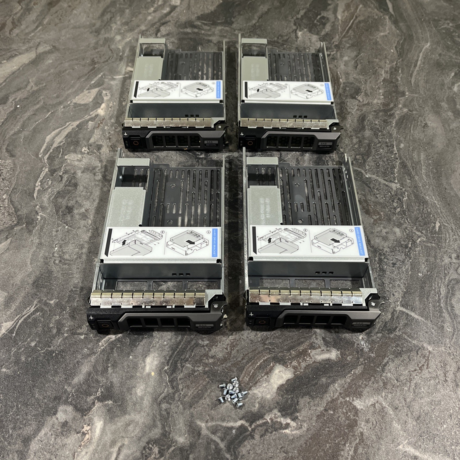 KG1CH 9W8C4 2.5 To 3.5" Tray Caddy Dell R430 R530 R630 R730 R730XD T430 Lot 4