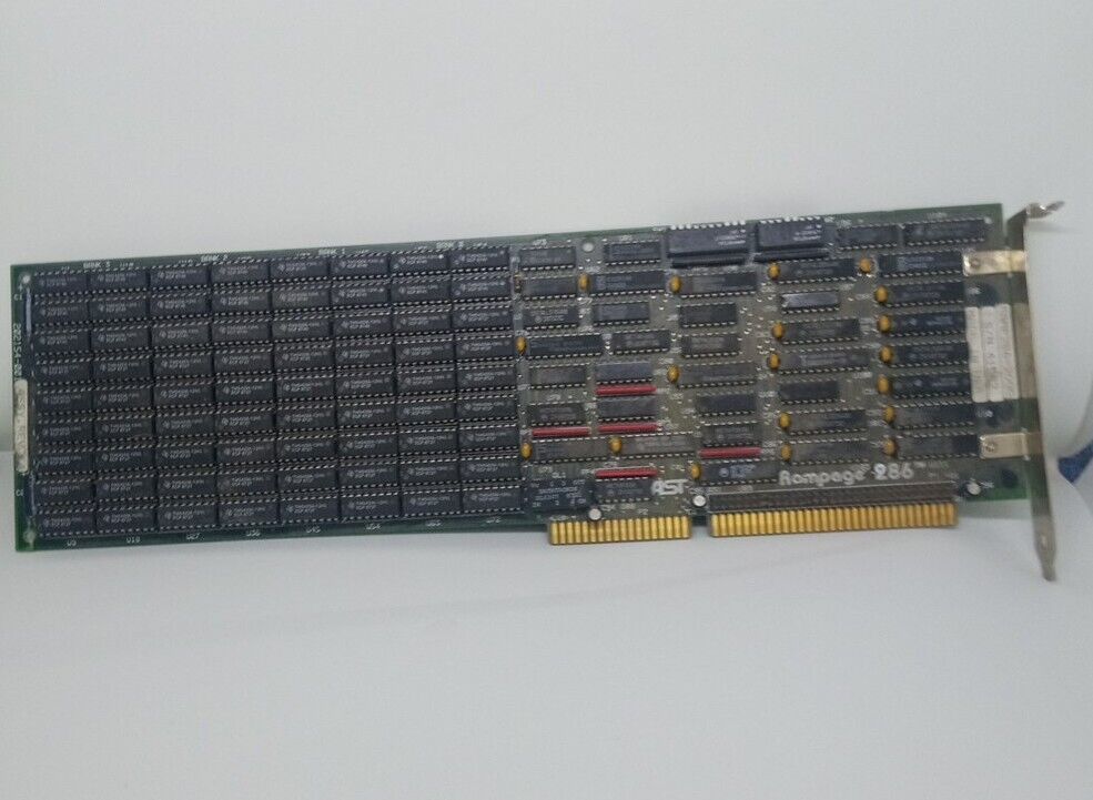 Vintage AST Rampage 286 Memory Expansion card for IBM PC computer Untested 