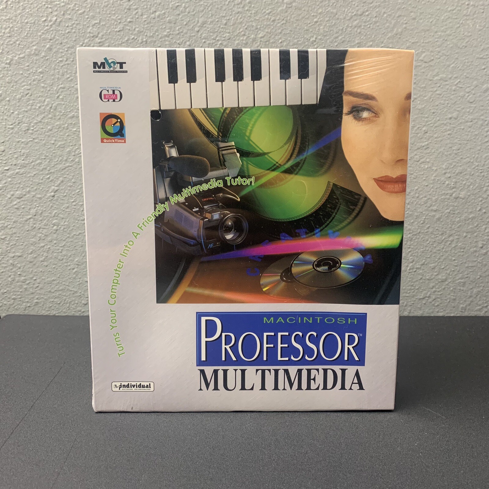 NOS Macintosh Professor Multimedia Individual Software Inc QuickTime CD-ROM 1994