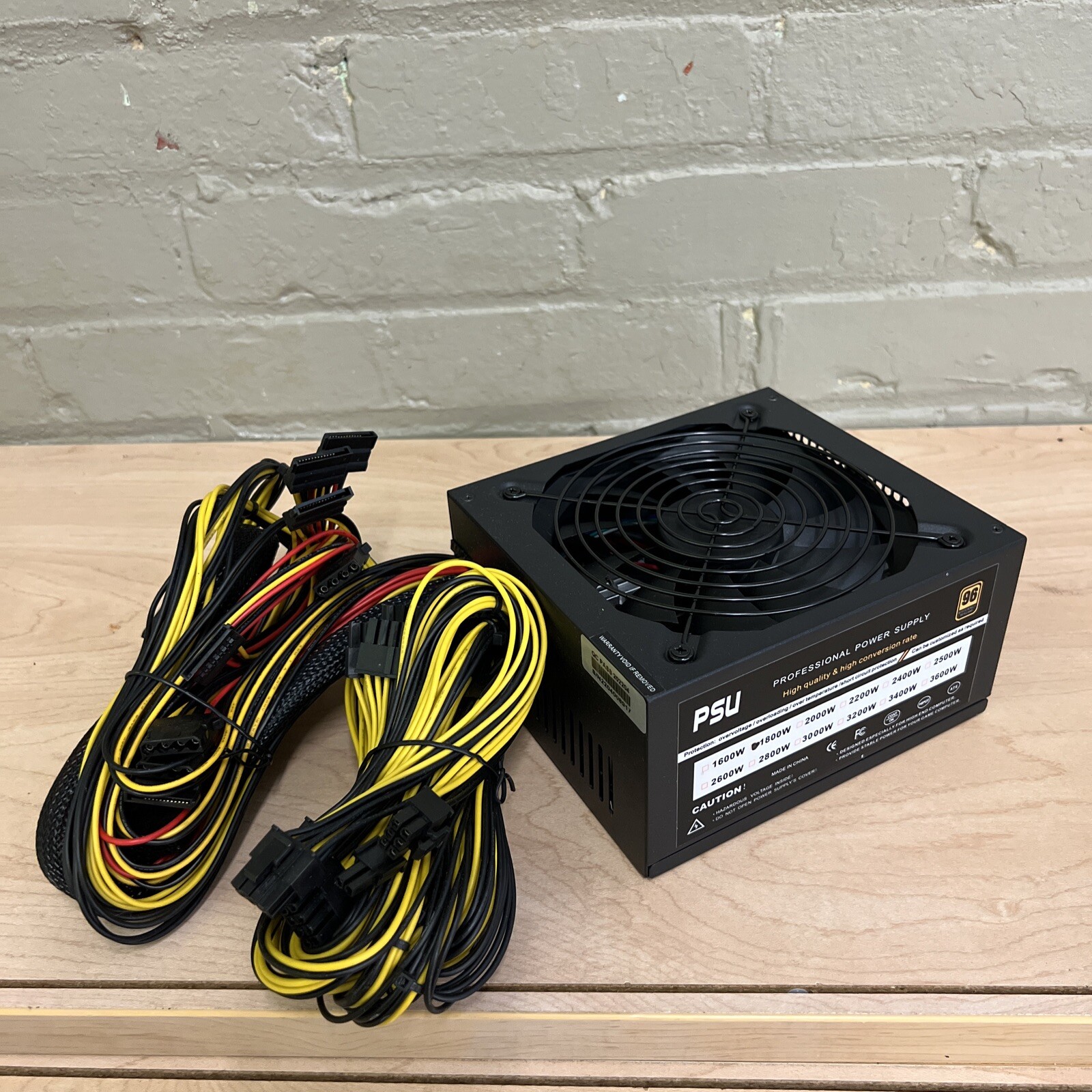 1800W PSU Professional Mining Power Supply for Ethereum ETC/BTC Miner 110-240V