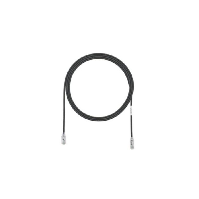 30 ft Panduit UTP28SP30BL 28 AWG Copper Cat 6 UTP Patch Cord Black