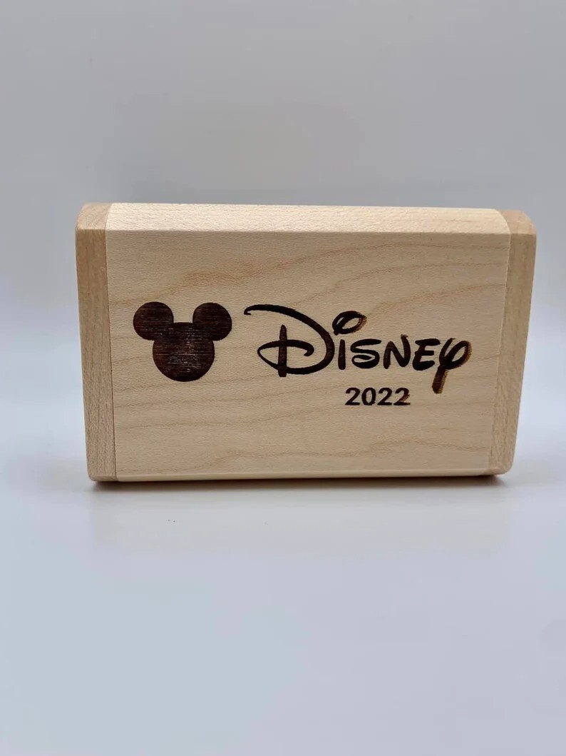 Custom Personalized Oval Wood USB Flash Drive Only Add Your Texts or Name on USB