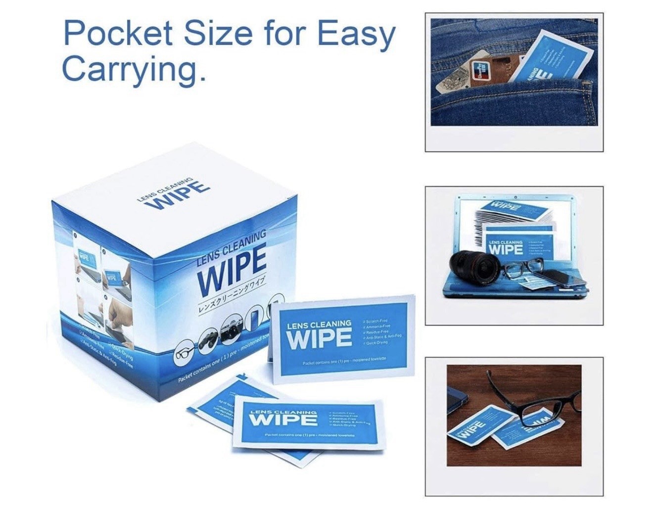 Effortless Cleaning with Quick-Dry Monitor Wipes - 100 Pack, Streak-Free Formula