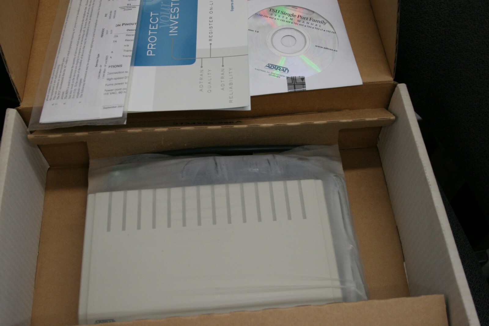 ADTRAN TSU ACE T1 CONNECTION PART NO: 1200295L1