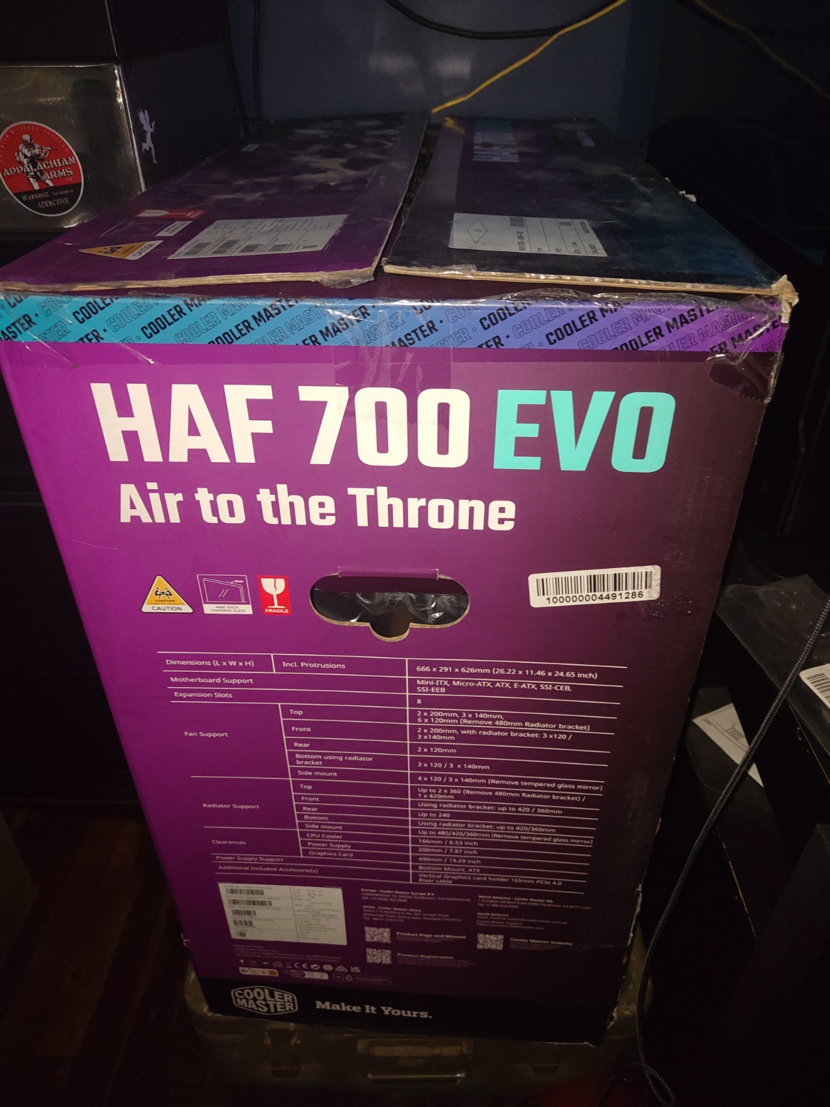 Cooler Master HAF 700 EVO Full Tower Case - Titanium Gray