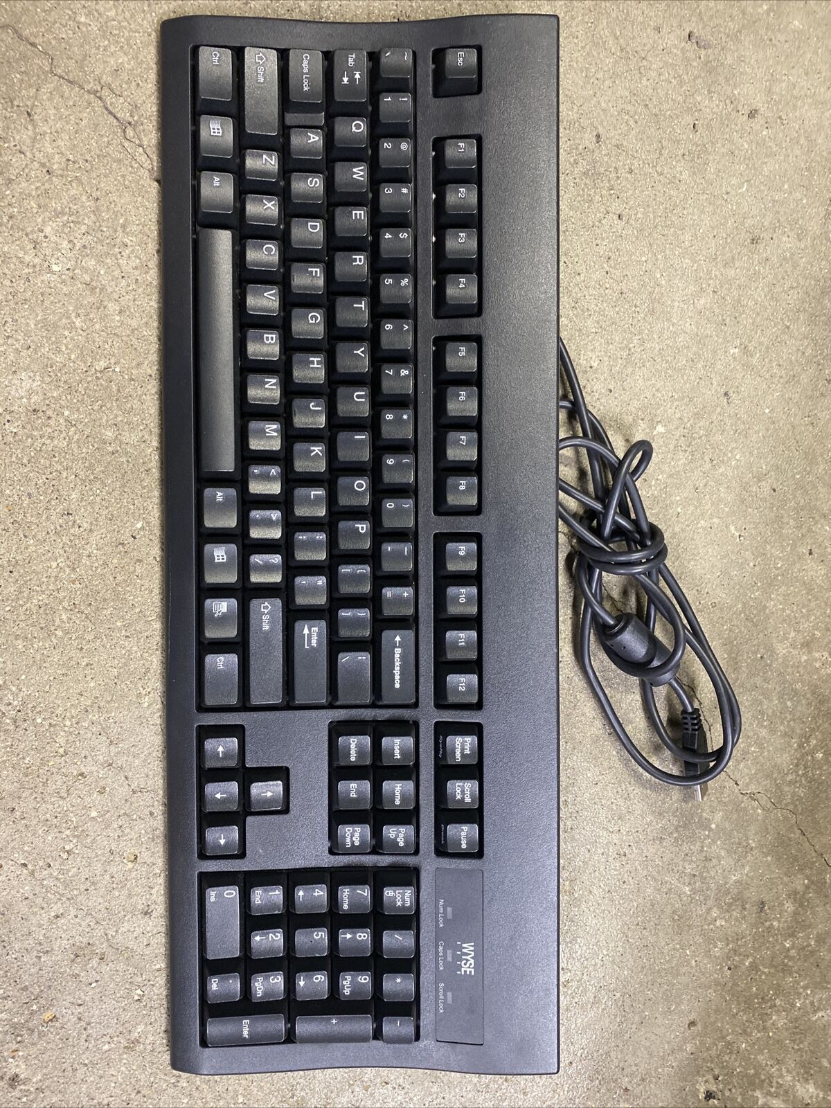 Dell WYSE USB Keyboard with PS/2 Port KU-8933 901716-06L Black