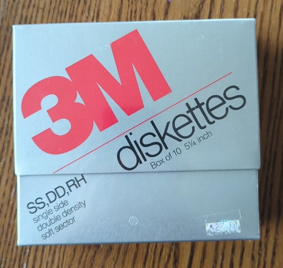 3M 5.25 Floppy Disks *Sealed*