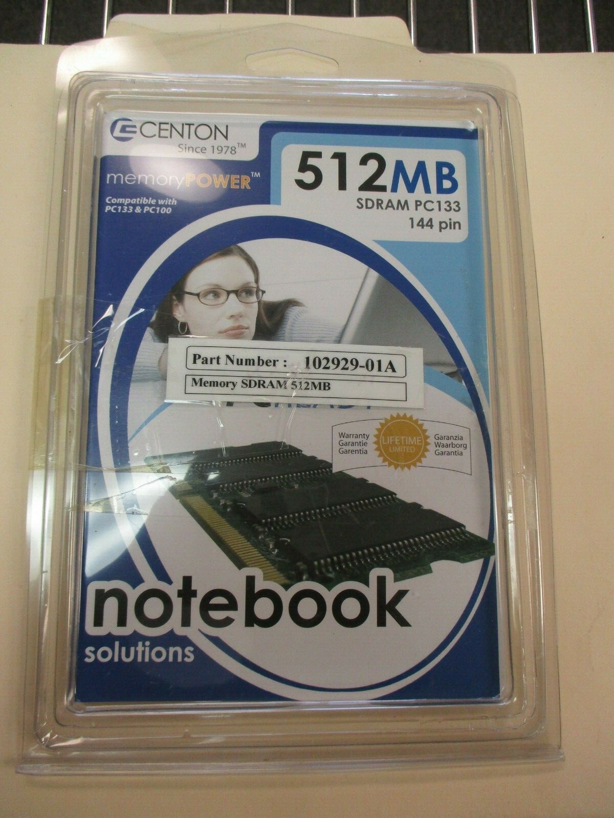 Centon memory Power 512MBLT133 - SDRAM PC133-144 pin