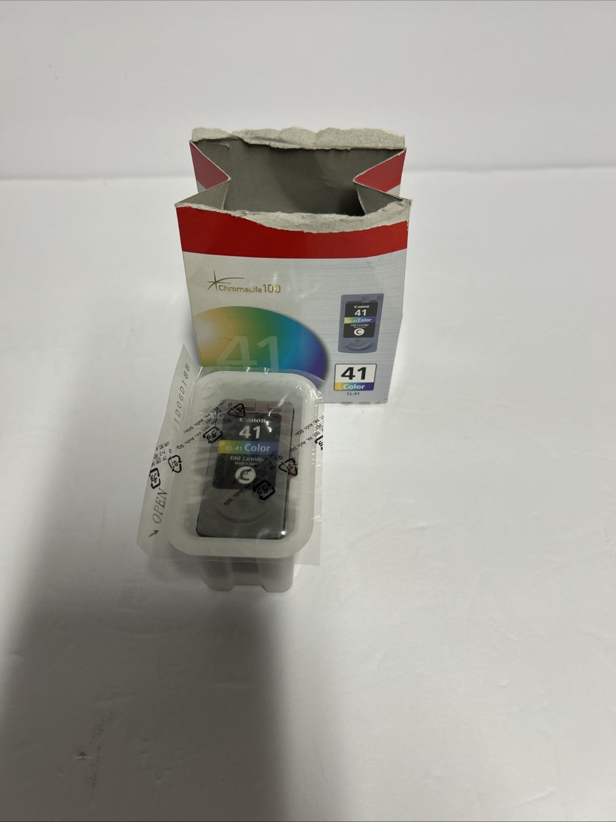 Canon CL-41 Color Ink Cartridge New With Opened Box