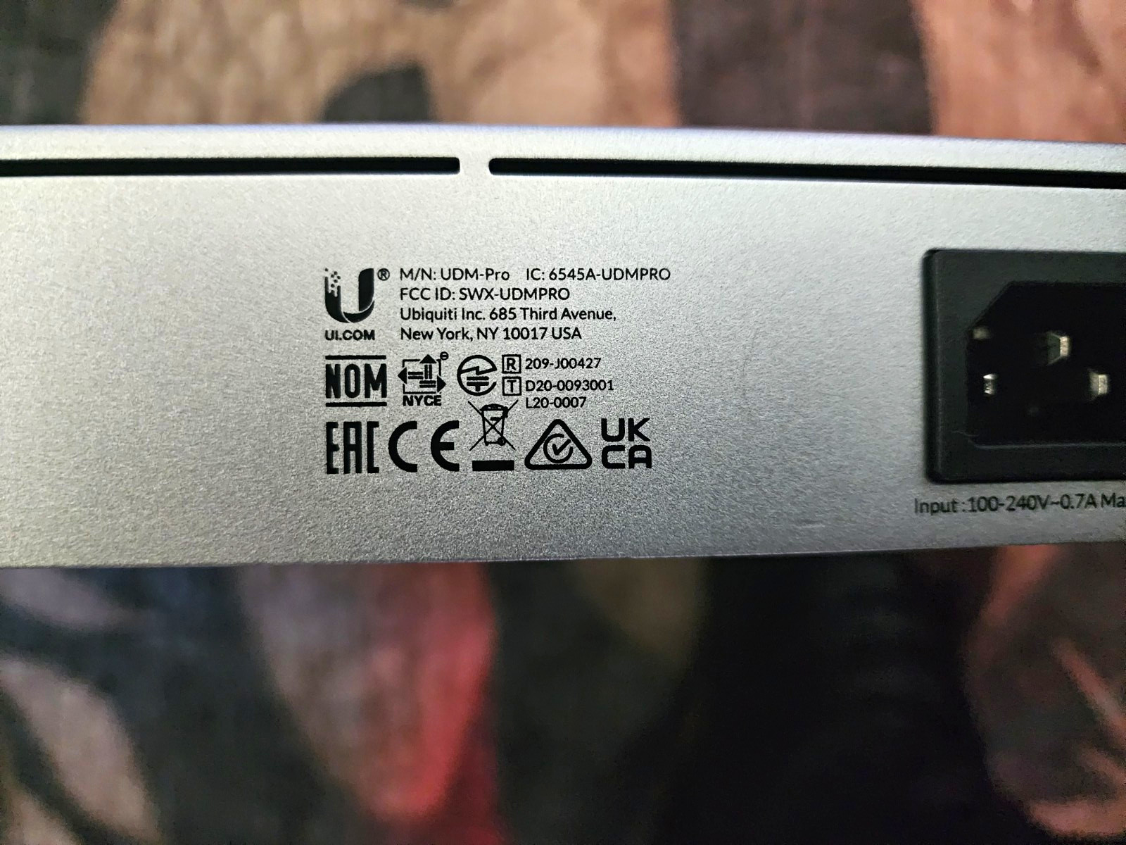 Ubiquiti UniFi UDM-PRO Dream Machine Pro 8-Port Gigabit Rackmount L3