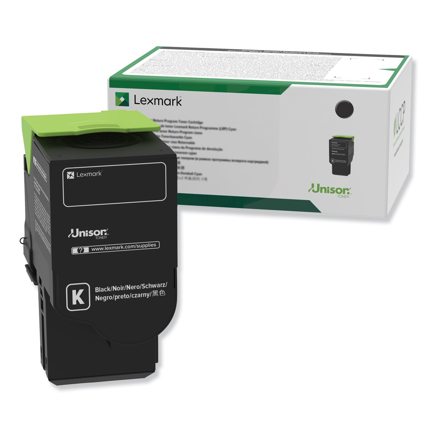 Lexmark 78C1XK0 Return Program Extra High-Yield Toner, 8500 Page-Yield, Black