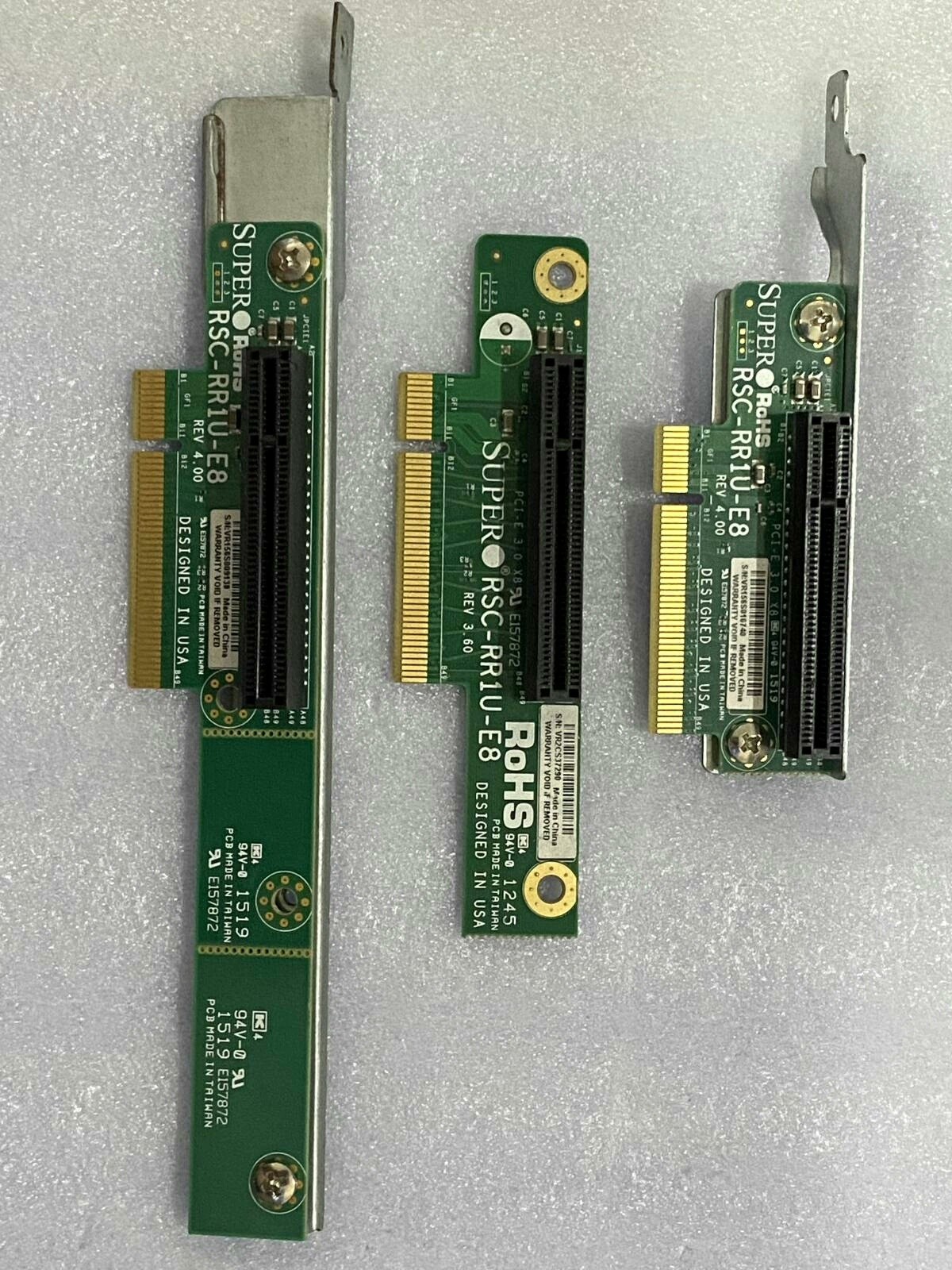 Supermicro RSC-RR1U-E8 PCIe X8 Riser Card, Original Pull for 1U Server