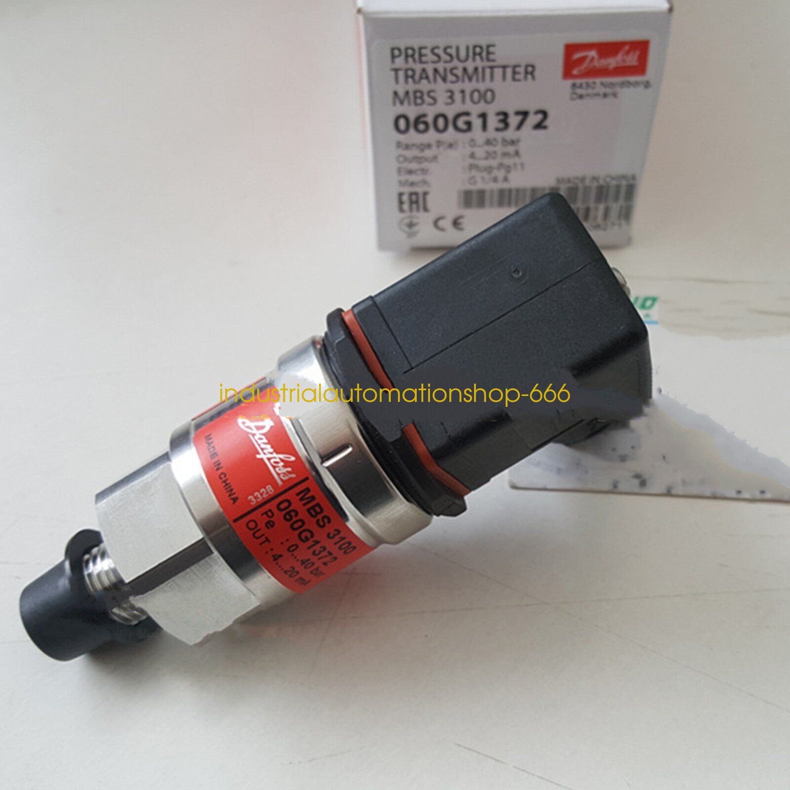 1PCS New Danfoss pressure transmitter MBS 3100 060G1372 Via DHL or FedEX
