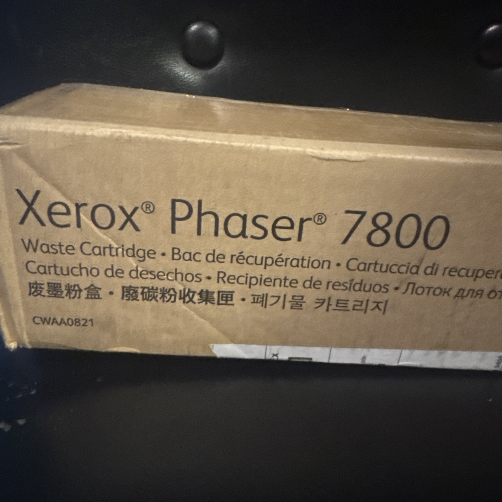 Official Xerox Waste Cartridge (108R00982) for Phaser 7800 – New, Sealed