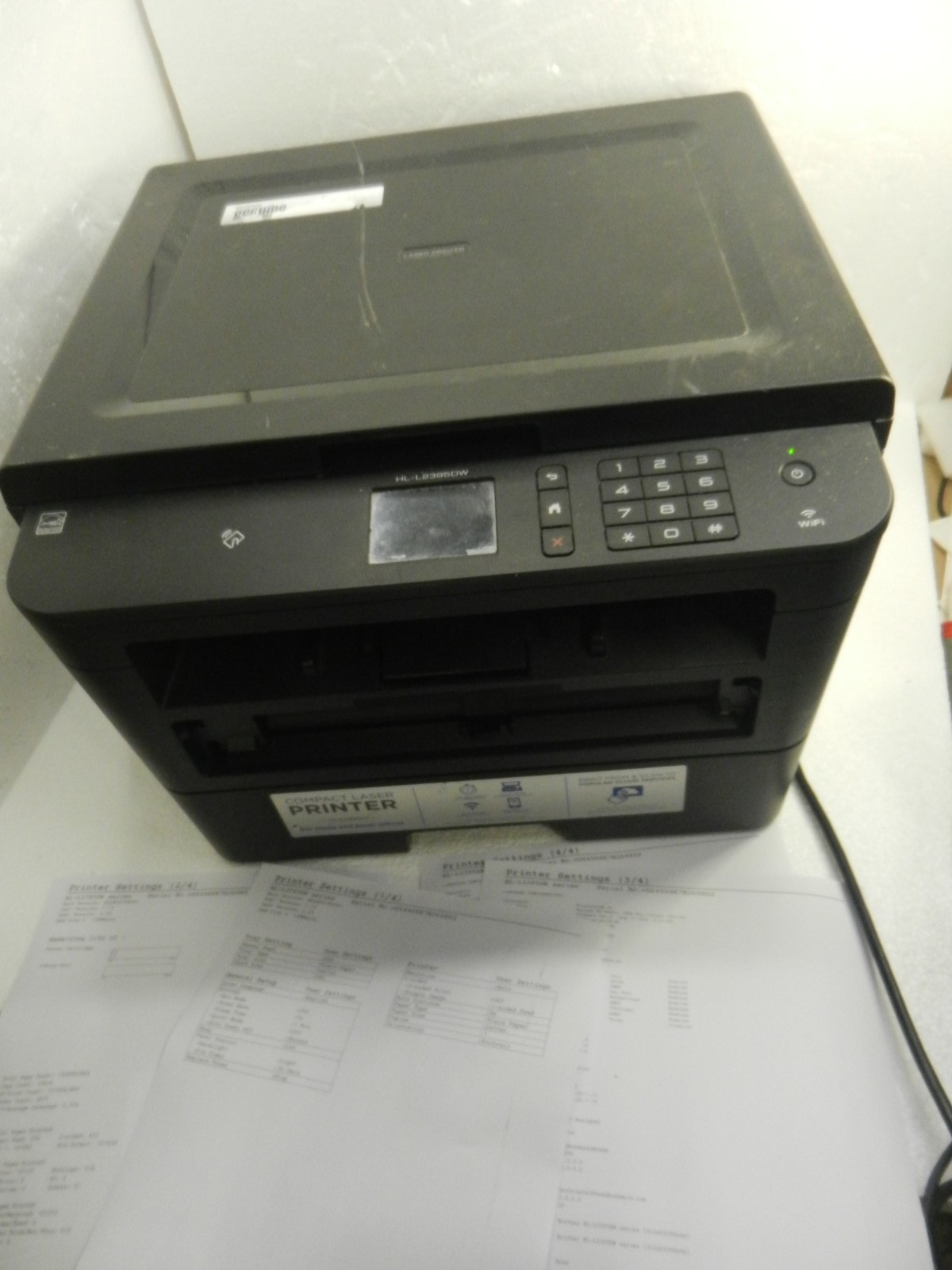 Brother HL-L2395DW Series All-in-One Monochrome Laser Printer PSC - NEEDS DRUM