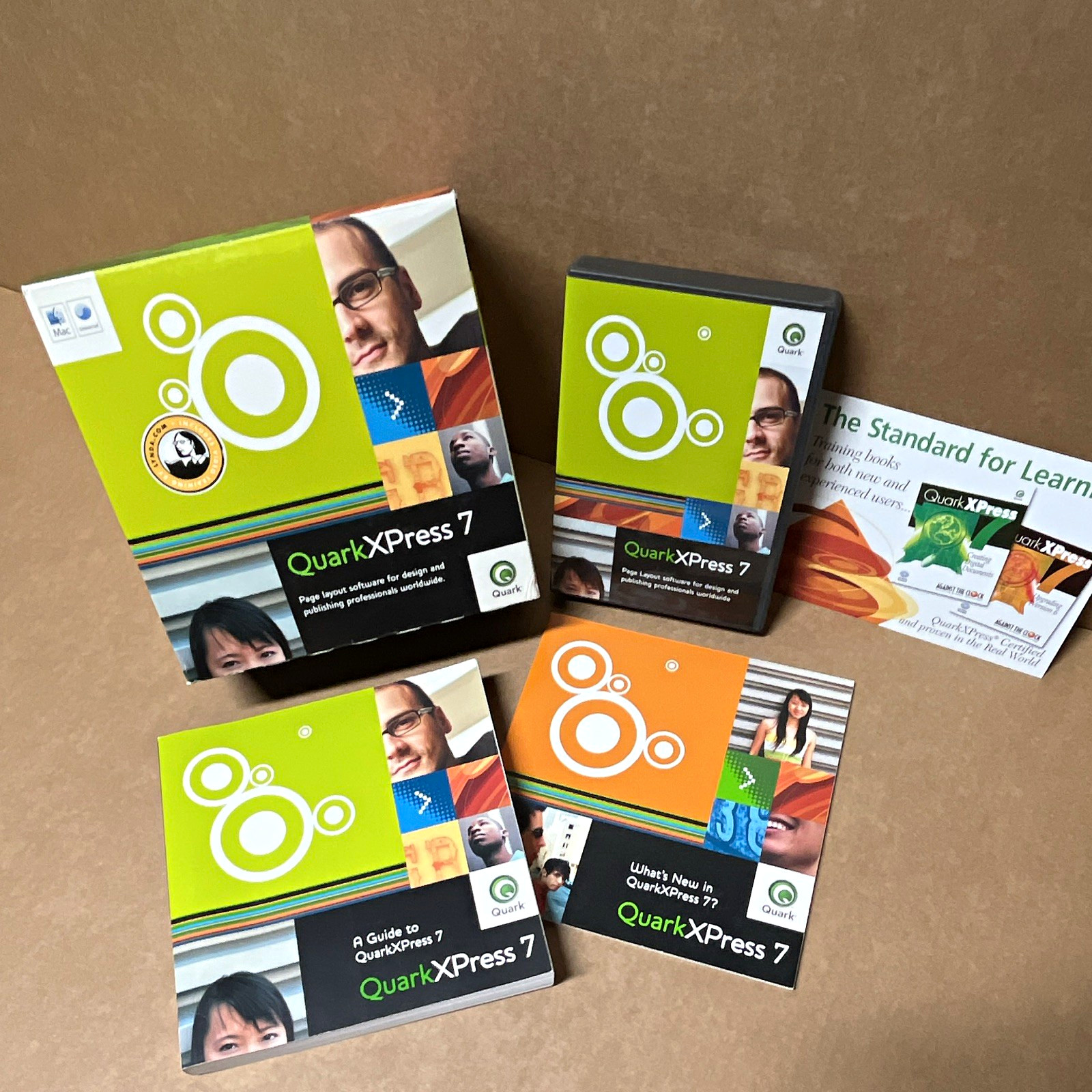 Quark QuarkXPress 7 Desktop Publishing Software CD for Mac & Windows, English