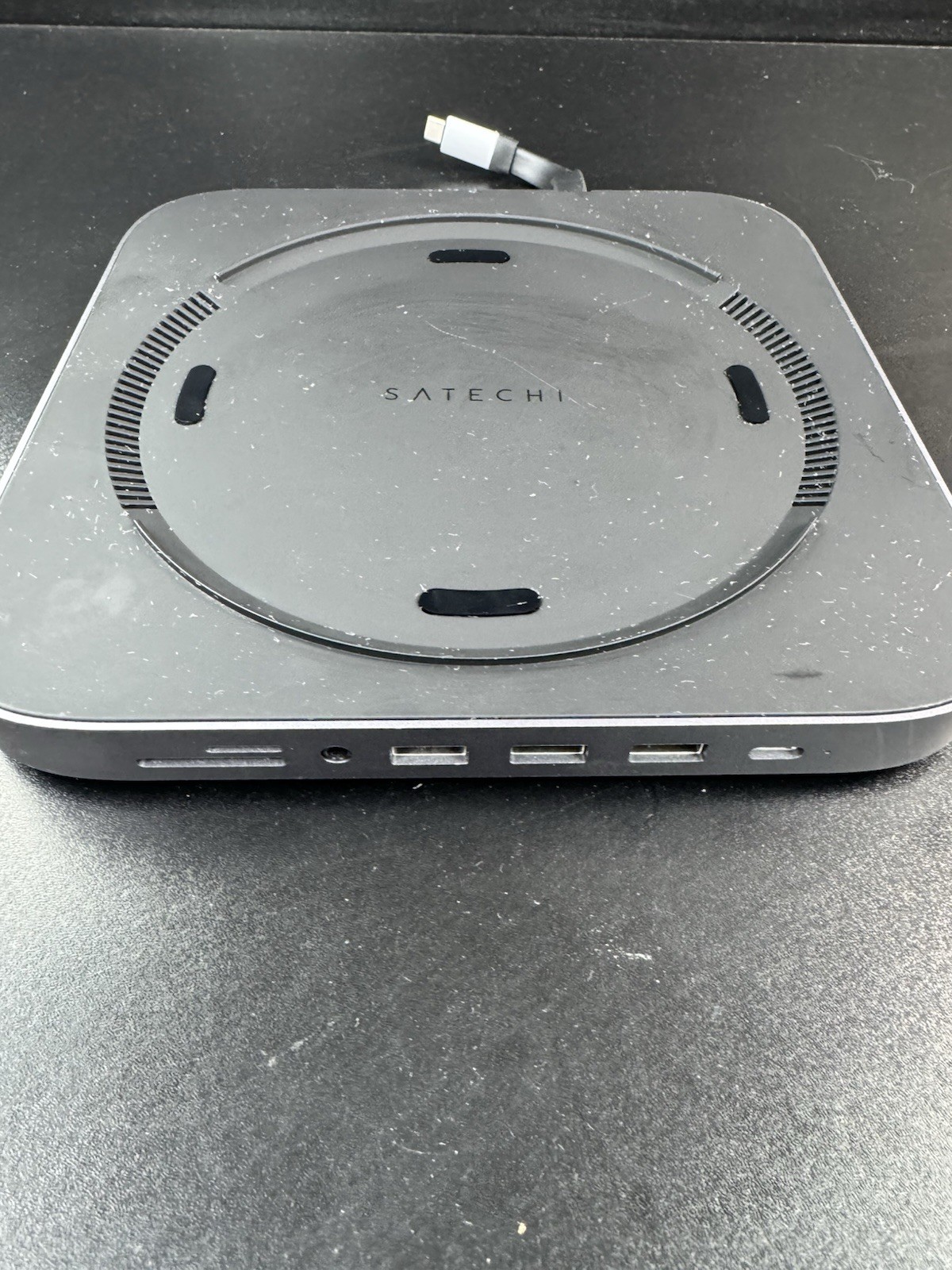Satechi Type-C Aluminum Stand & Hub for Apple Mac Mini - Space Grey