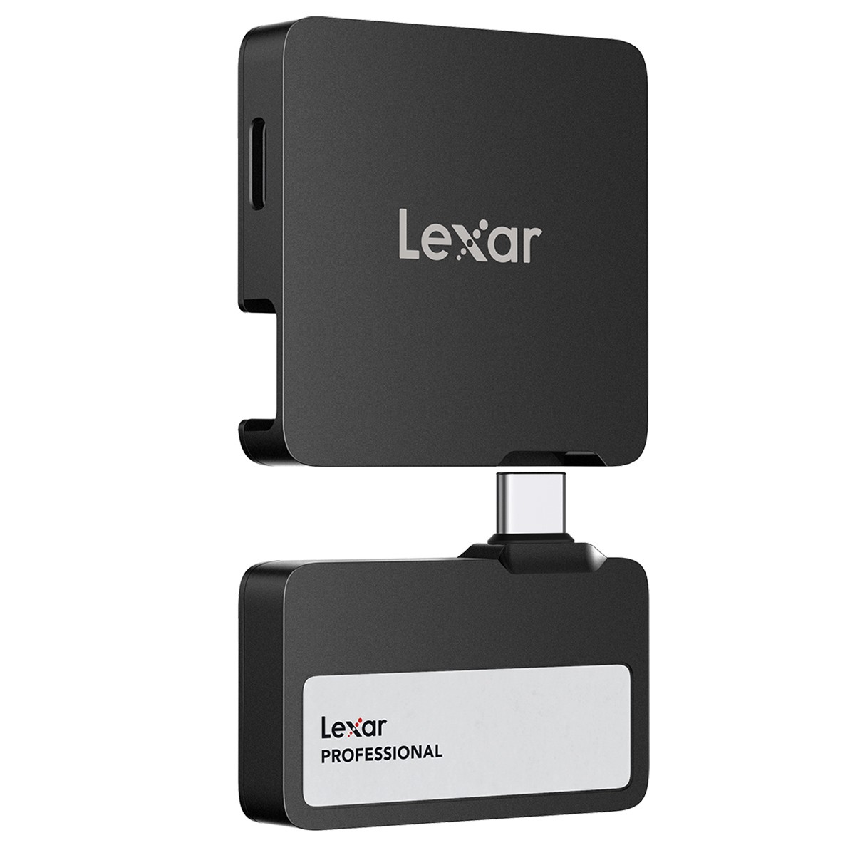 Lexar SL400 2TB Portable SSD with Hub, Black