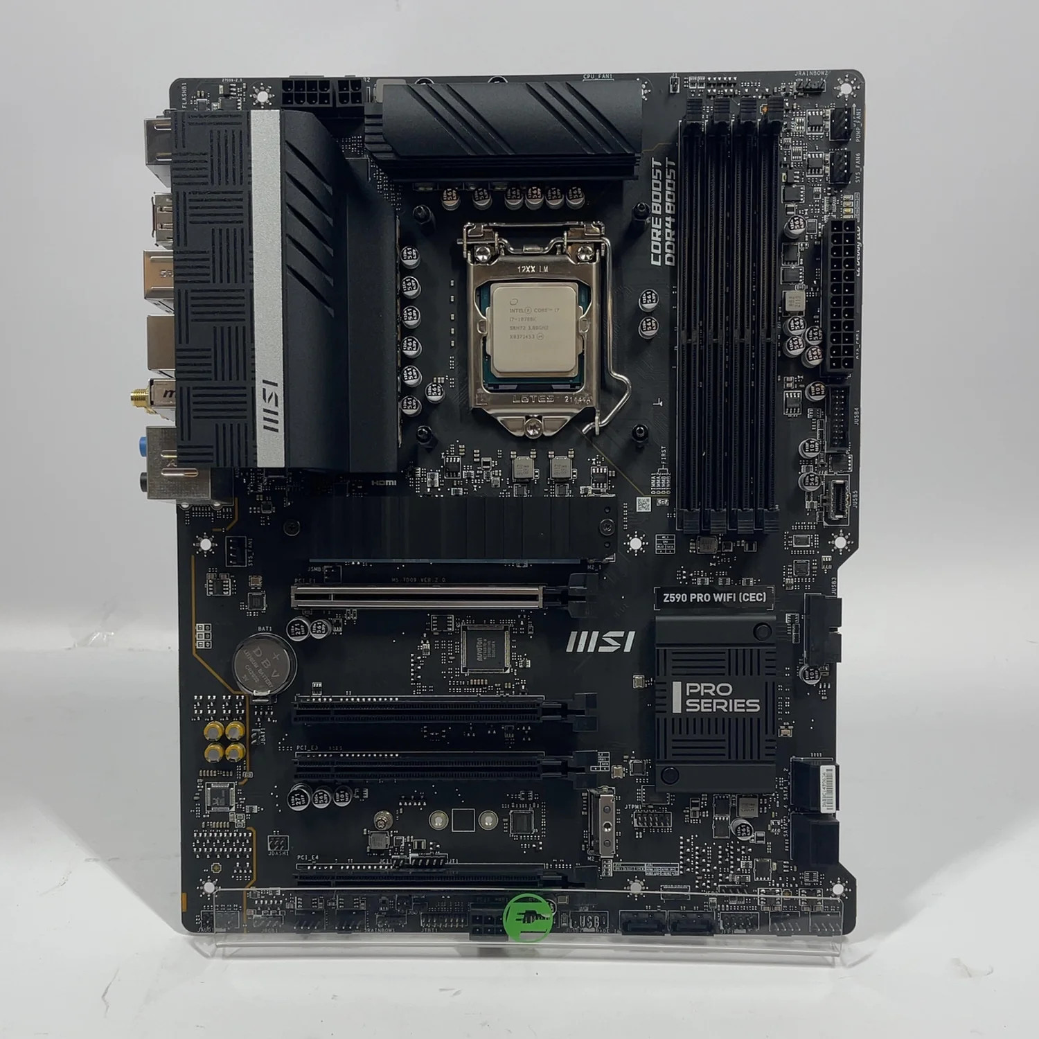 MSi Z590 PRO WIFI LGA 1200 Intel Core i7-10700K 8 Core 3.80GHz ATX