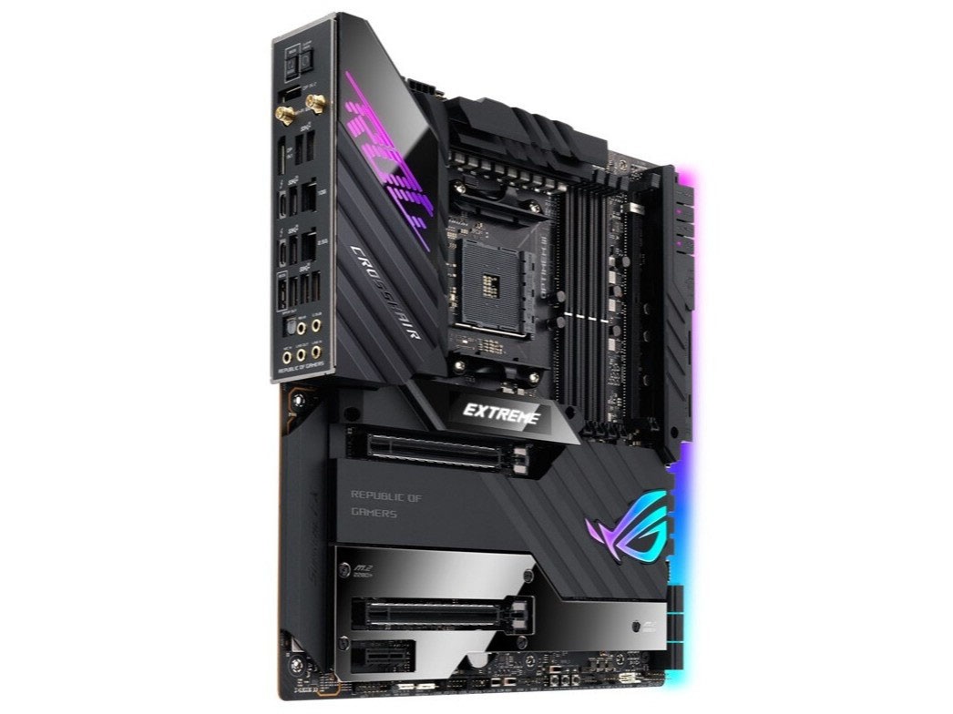 For ASUS ROG CROSSHAIR VIII EXTREME motherboard AM4 DDR4 128G DP E-ATX Tested OK