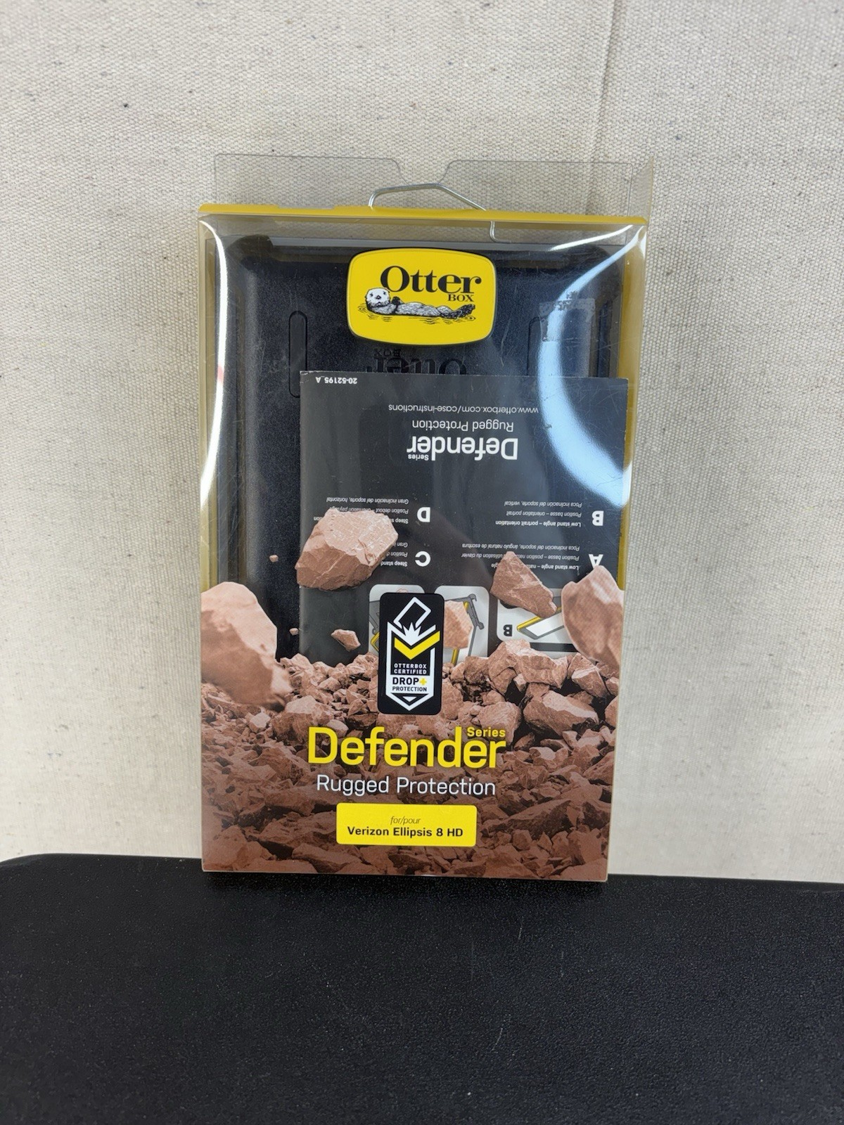 OtterBox Defender Rugged Case for Verizon Ellipsis 8 HD Tablet - Black - RETAIL