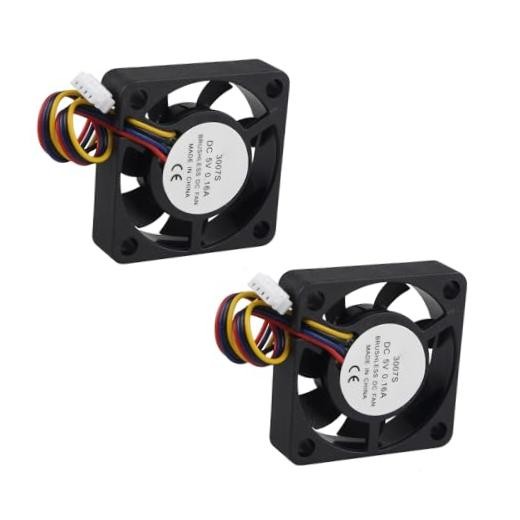 2PCS 3007 PWM Cooling Fan 30x30x7mm Speed Adjustment Heatsink Cooler for