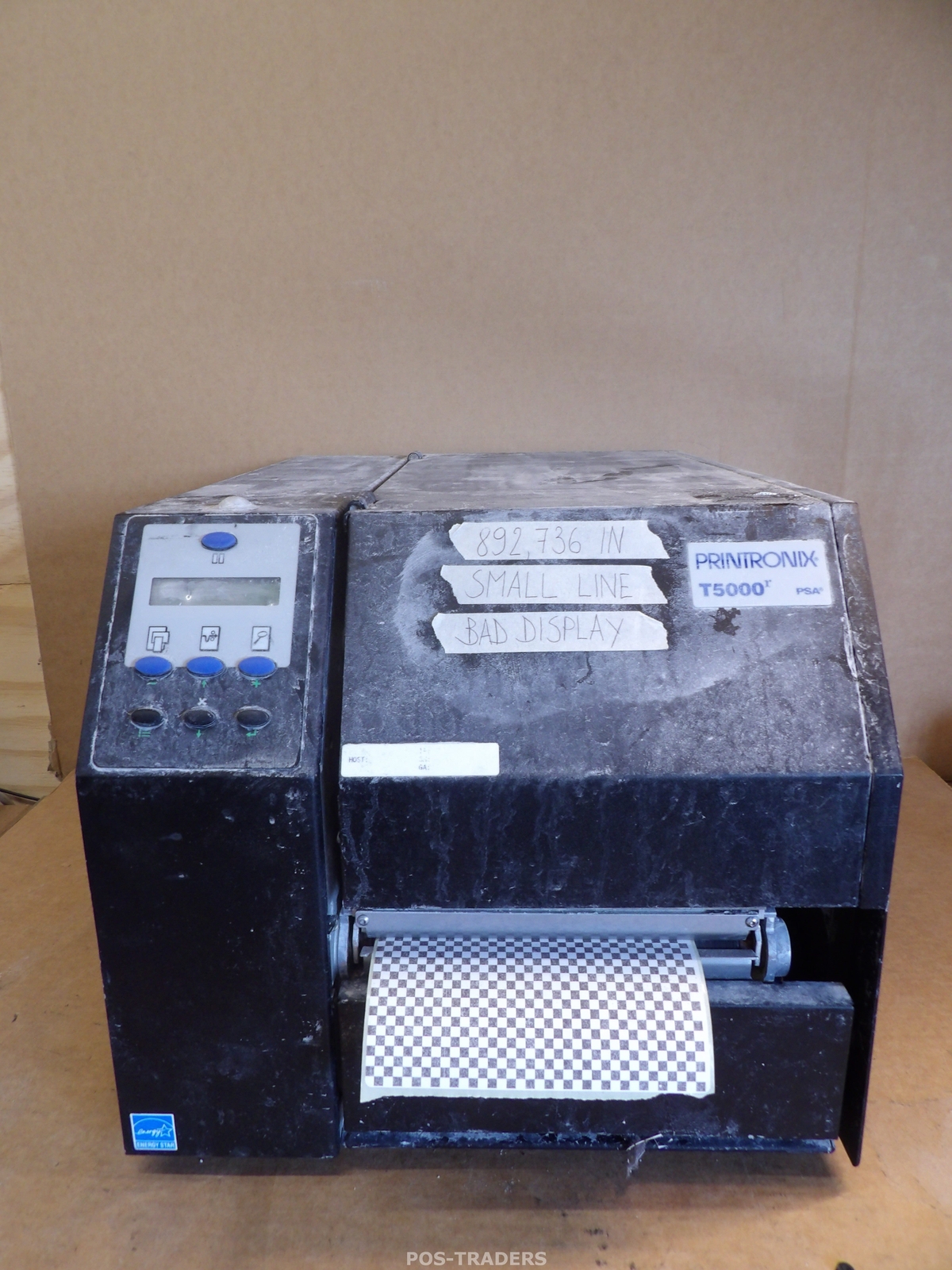 Printronix T5000r Label Printer SL/T5R T5306r - 892.736 IN - LINE - BAD DISPLAY
