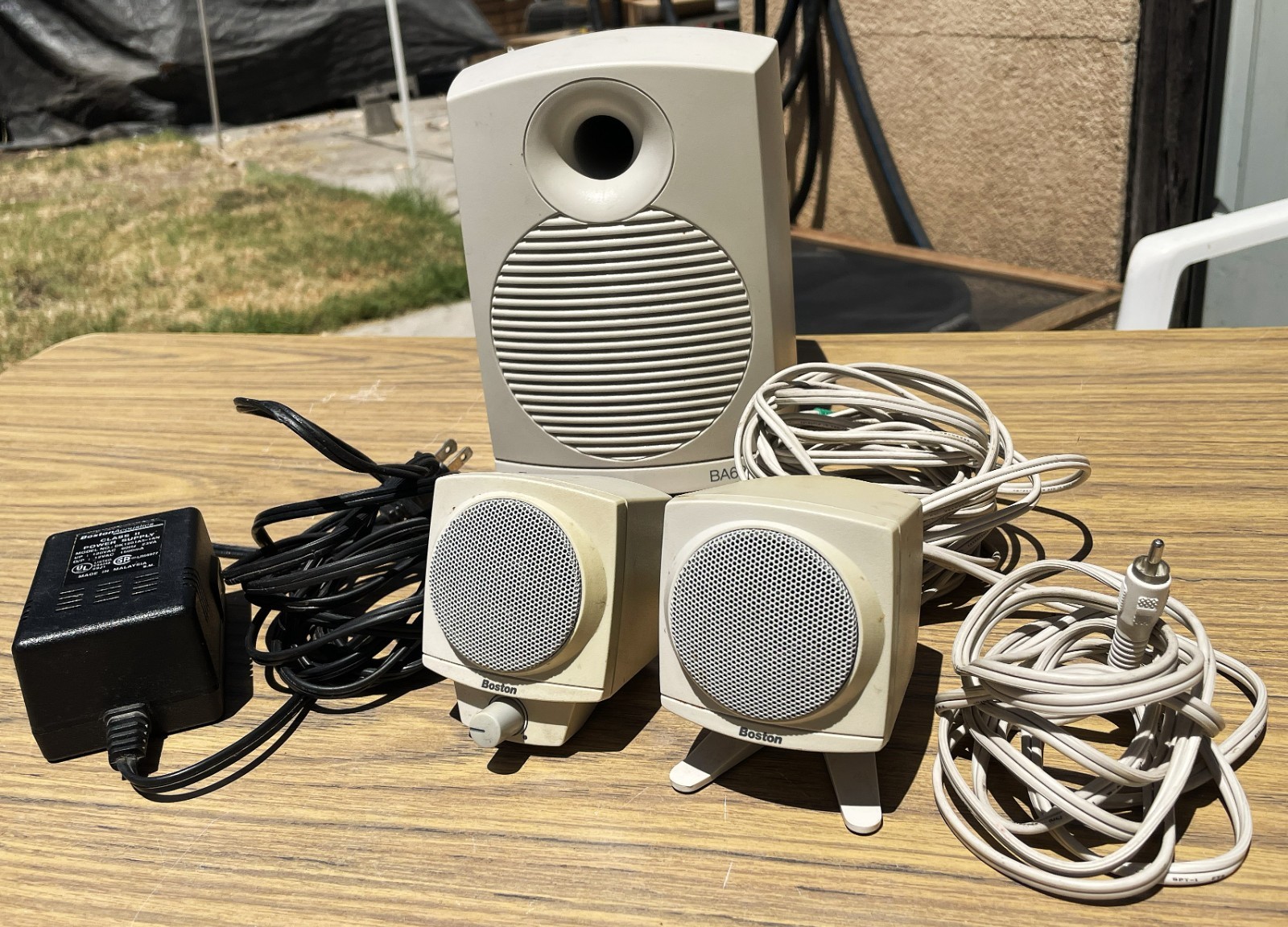 BOSTON ACOUSTICS Digital BA735 Computer Speakers GATEWAY COMPLETE Works Great