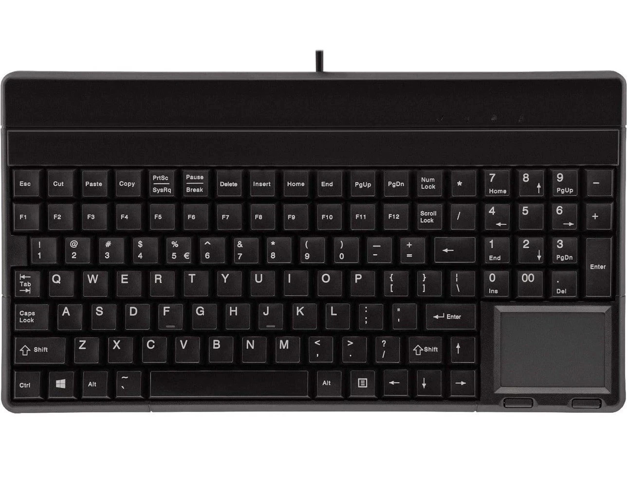 Cherry SPOS G86-62401 Compact USB POS Keyboard with Touchpad G86-62401EUADAA NEW