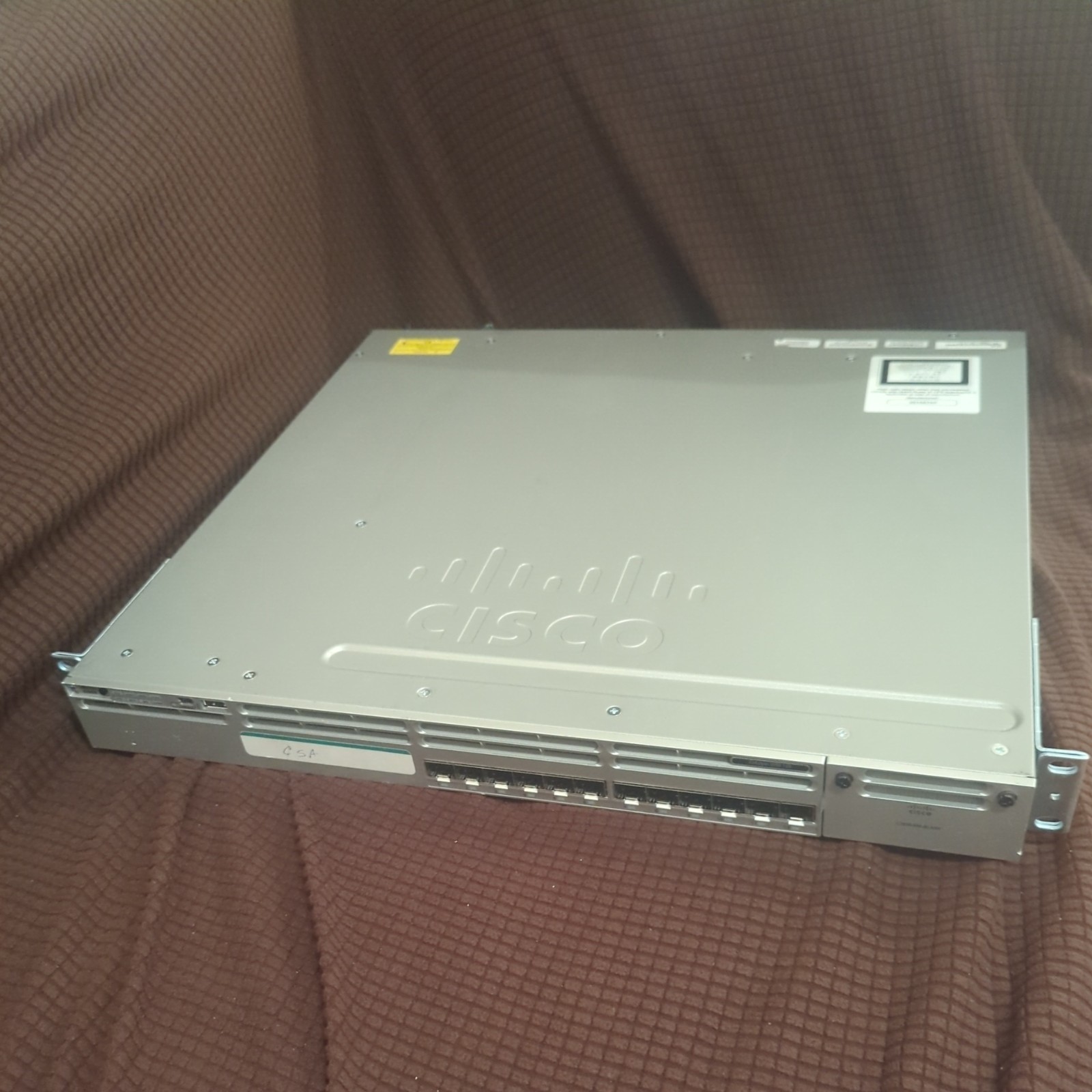 Cisco WS-C3850-12S-S IP Base Switch 12 SFP+ Ethernet Ports w/ PSUx2