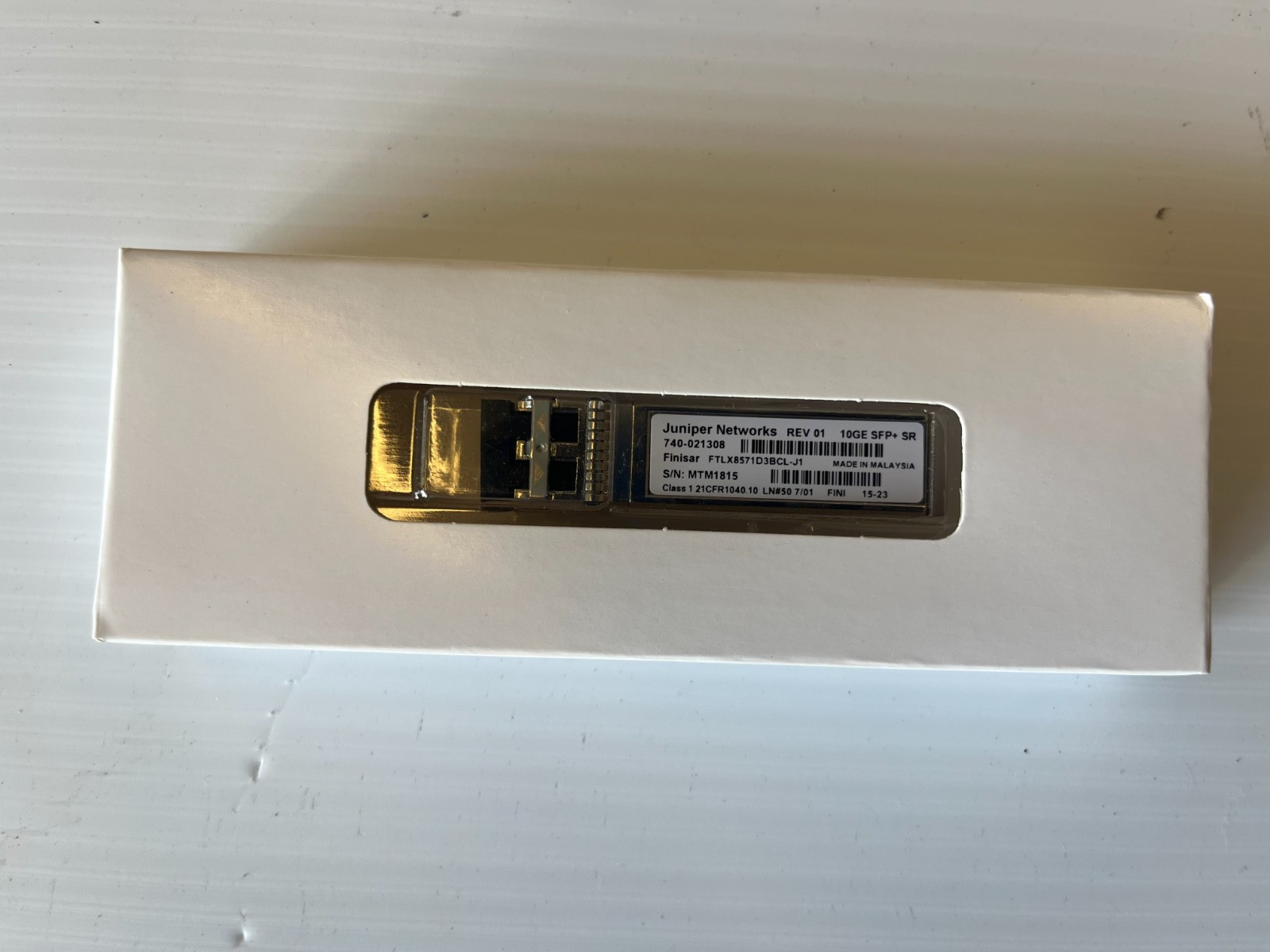 LOT OF 8 NEW Sealed  Juniper  EX-SFP-10GE-SR SFP+ Transceiver-740-021308