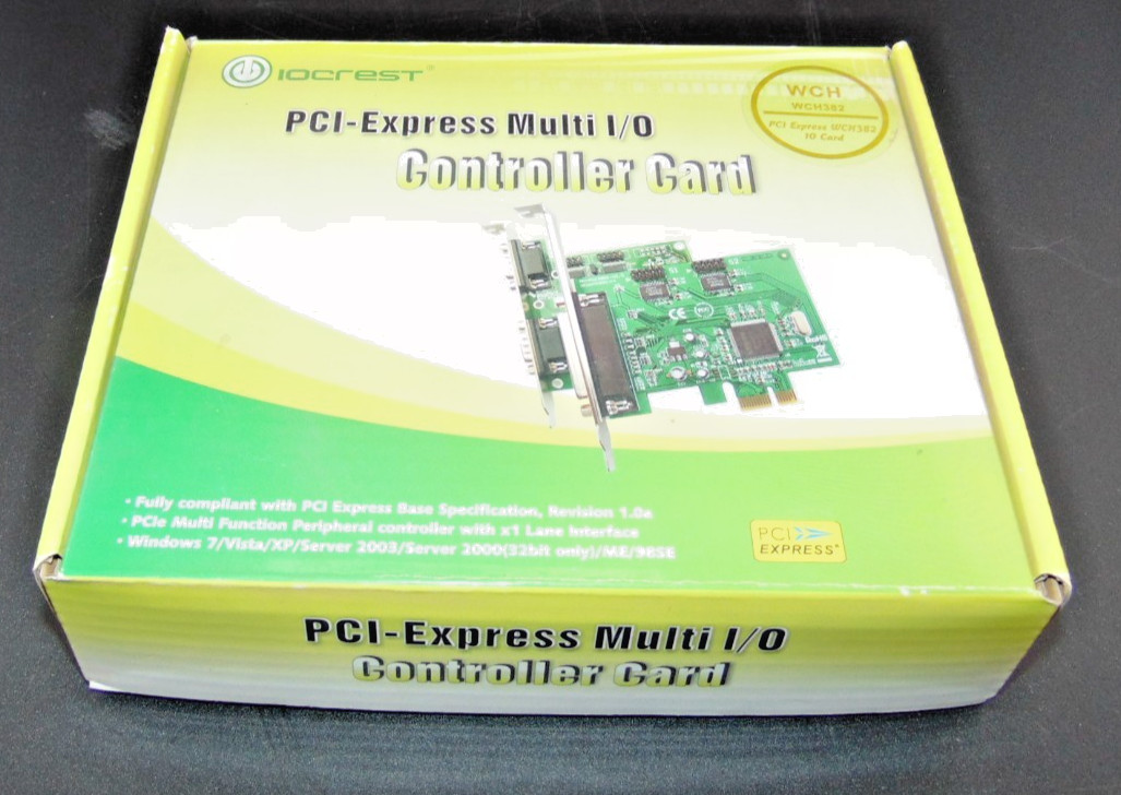PCI-Express Multi I/O Controller Card SI-PEX15037 - IOCrest OPEN BOX