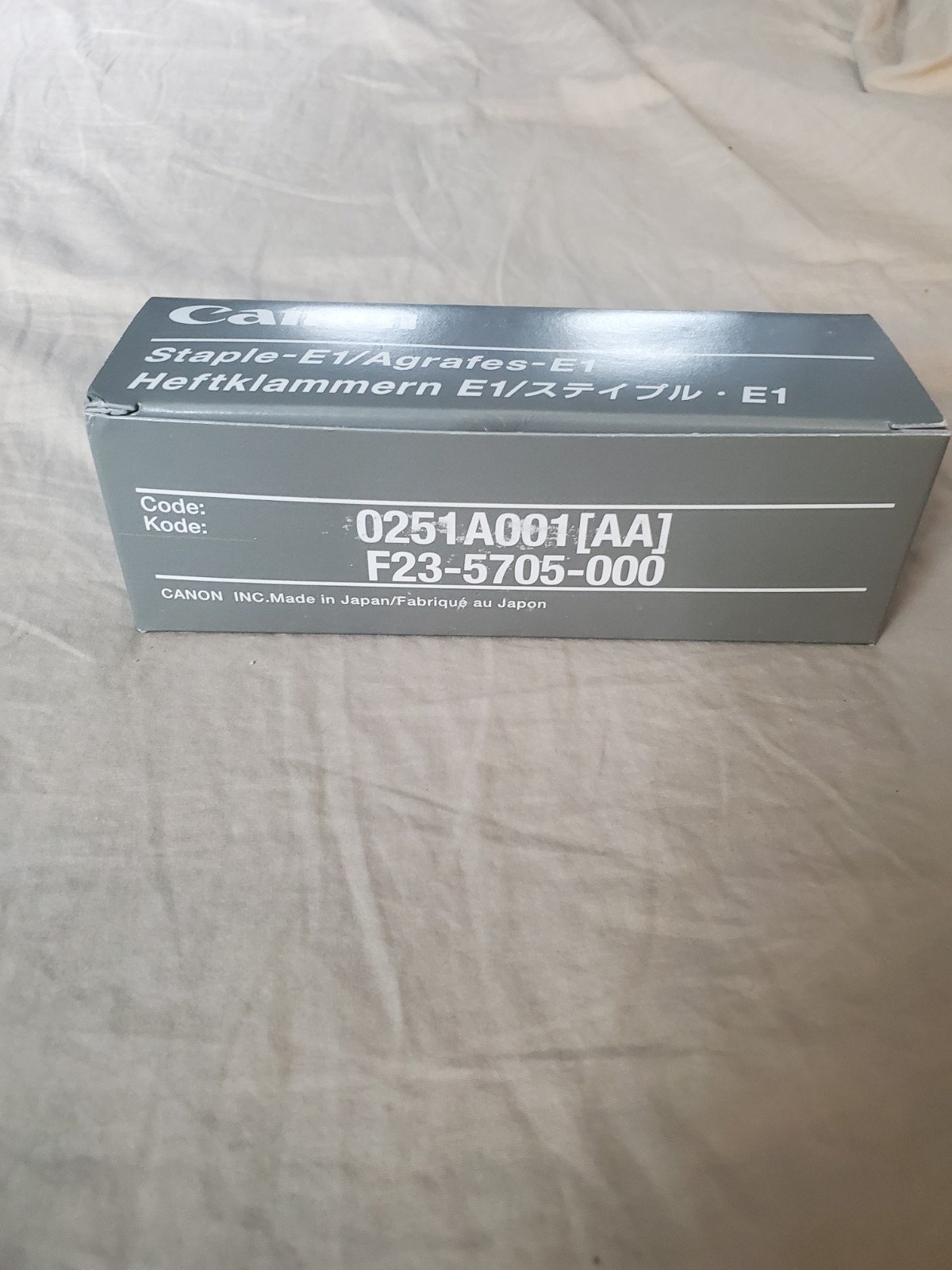 1 New 3 pack Canon-Staple E-1  F23-5705-000 staple cartidges